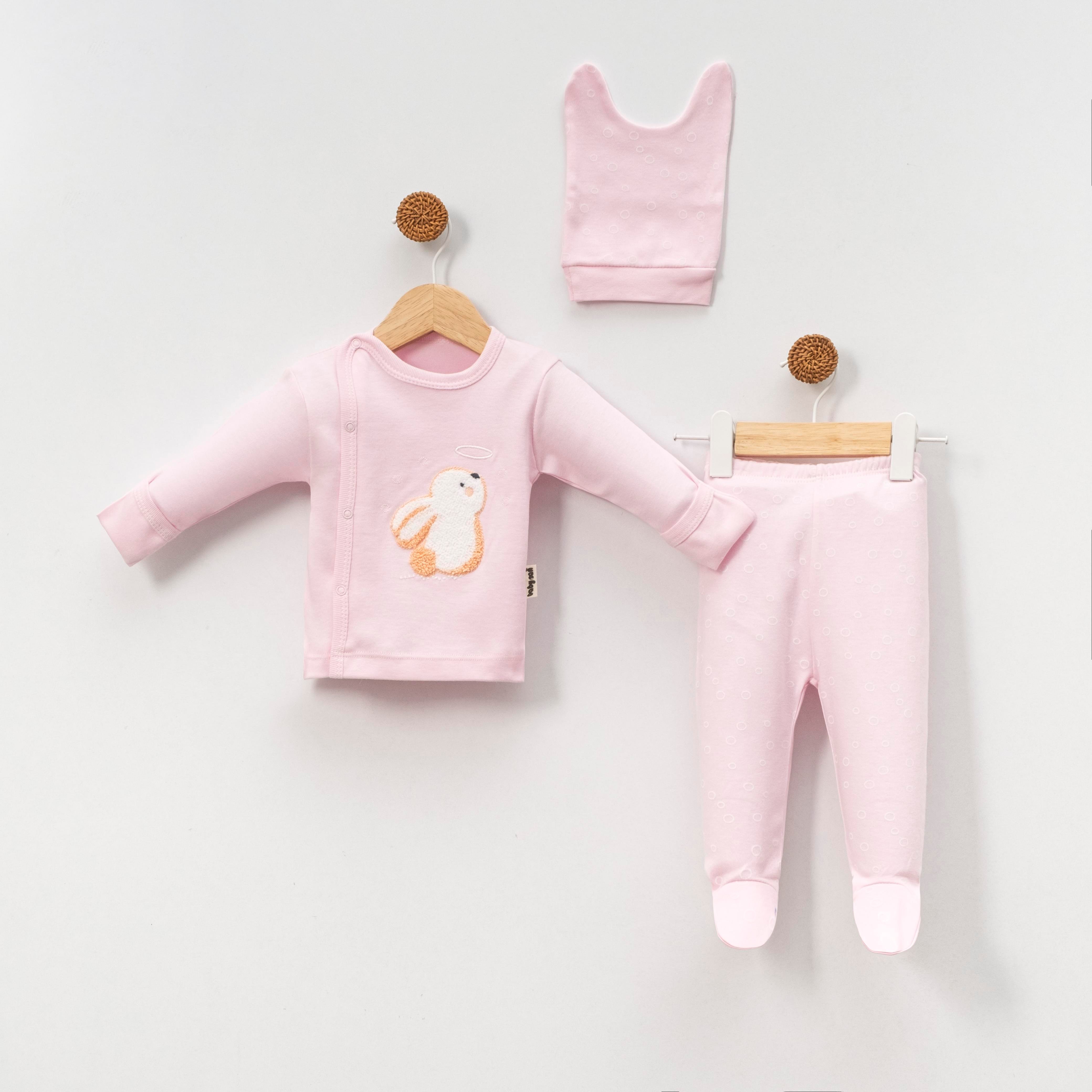 BABY CAN NAKIŞ DETAYLI ZIBIN TAKIMI 0-3 M