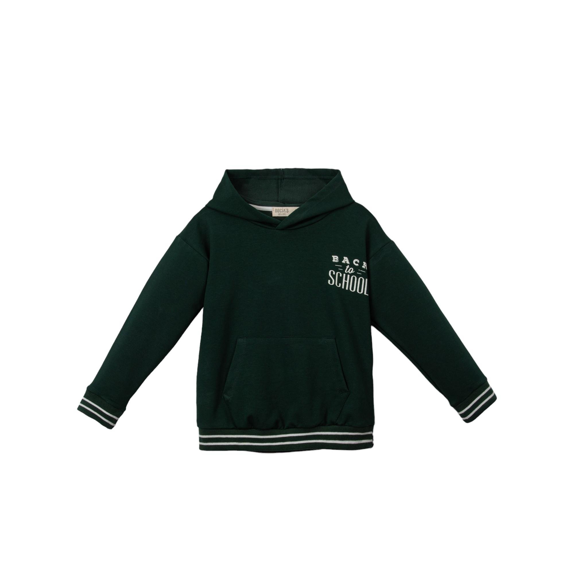 Back Erkek Çocuk Kapüşonlu Sweatshirt