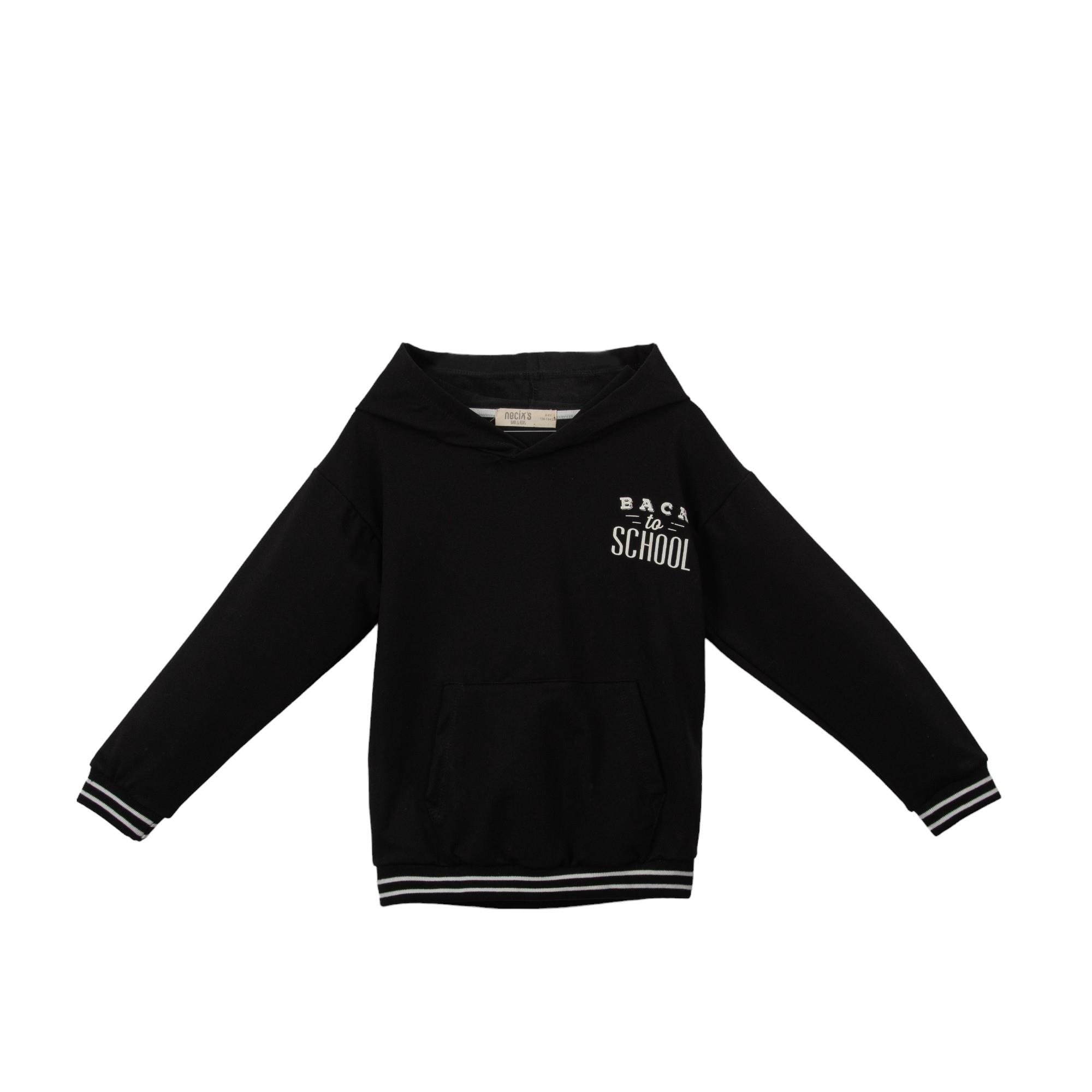 Back Erkek Çocuk Kapüşonlu Sweatshirt