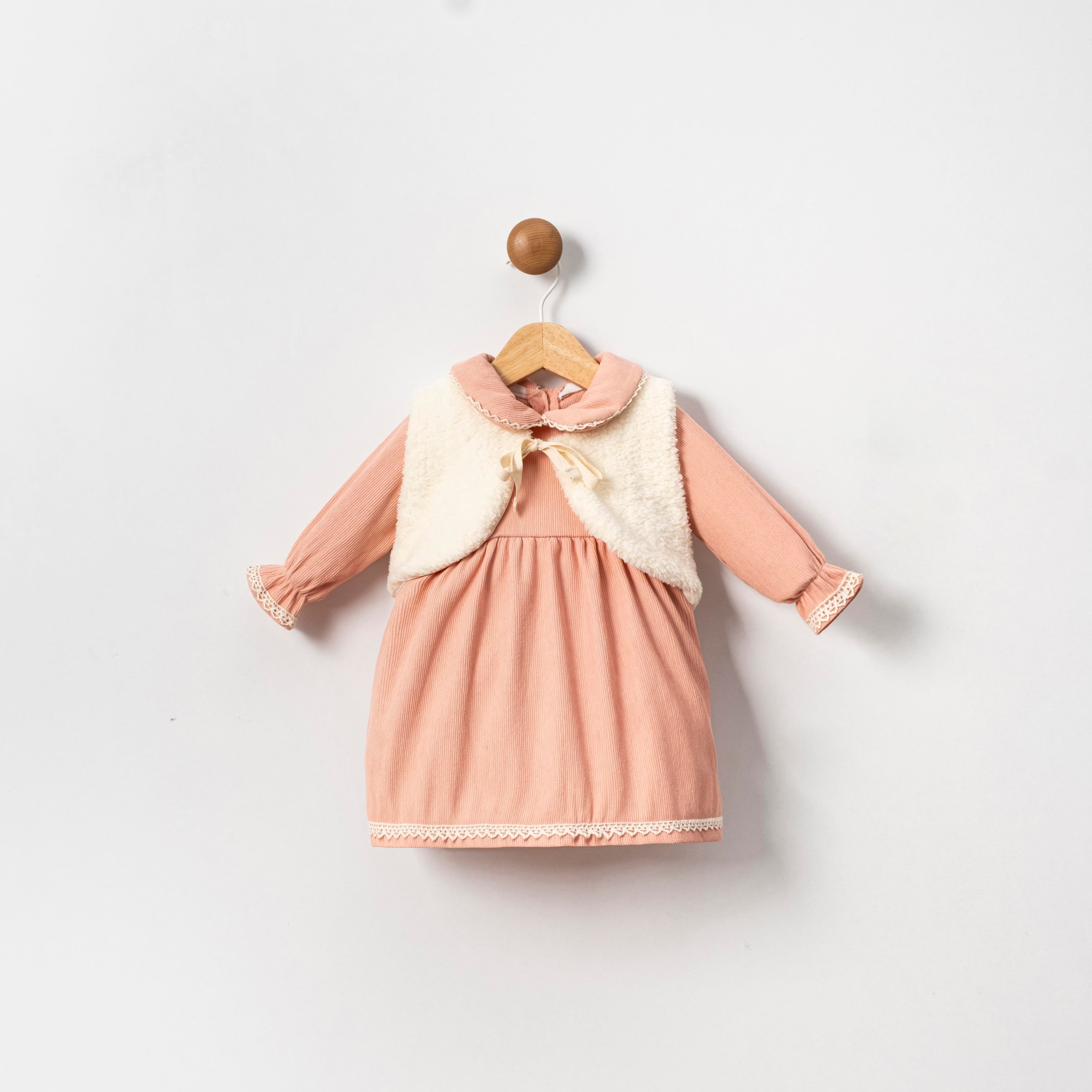 BEBEDEXS BOLEROLU  KIZ BEBEK  ELBİSE