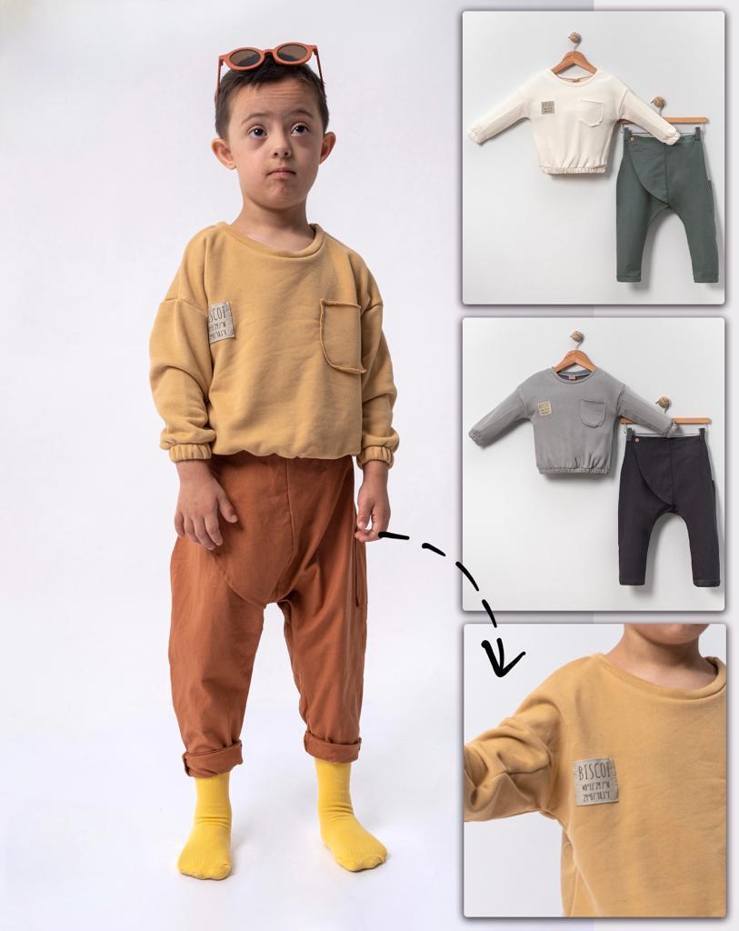 Biscoi Oversize Erkek Çocuk Wallace İkili Takım