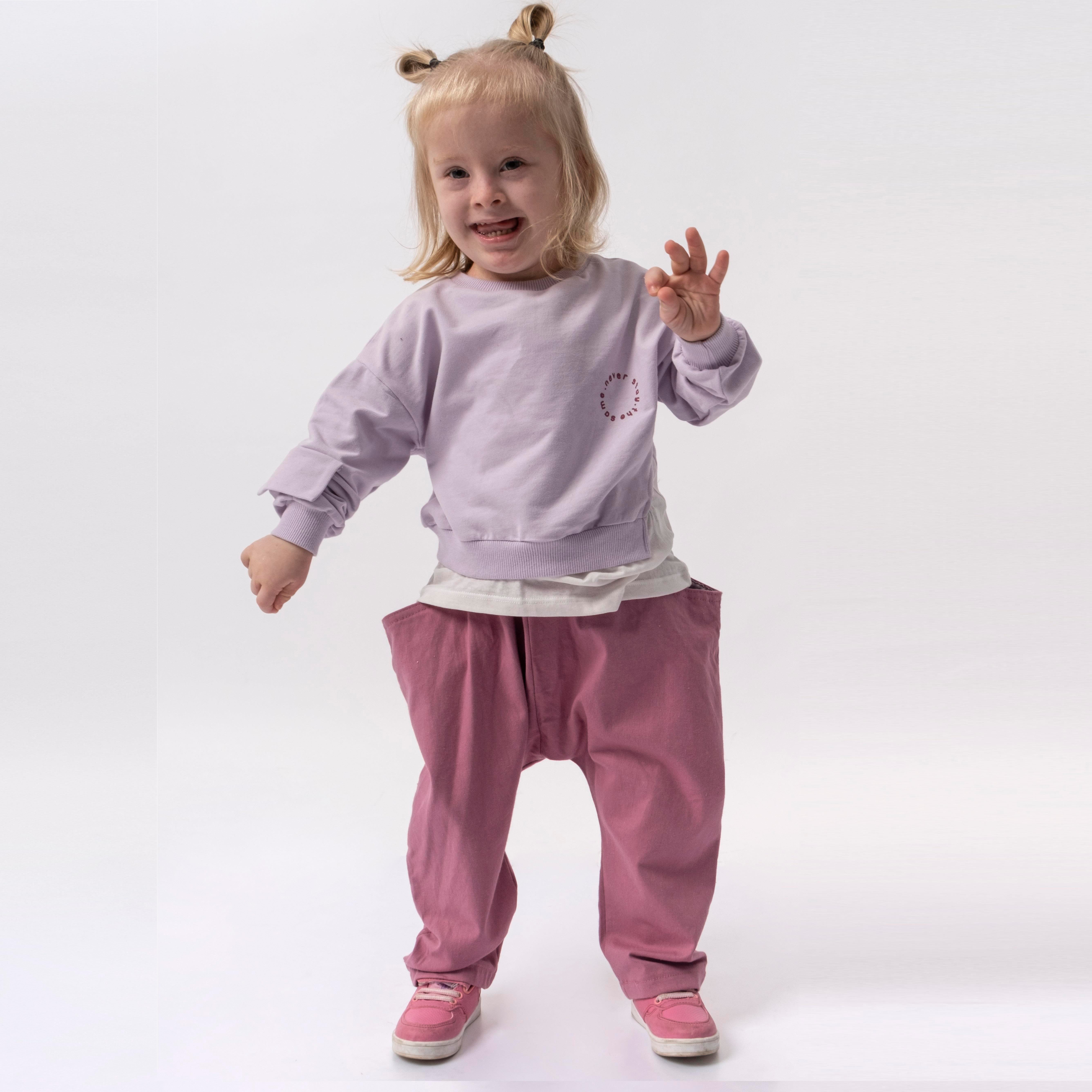 Biscoi Oversize Kız Çocuk Kangaroo İkili Takım