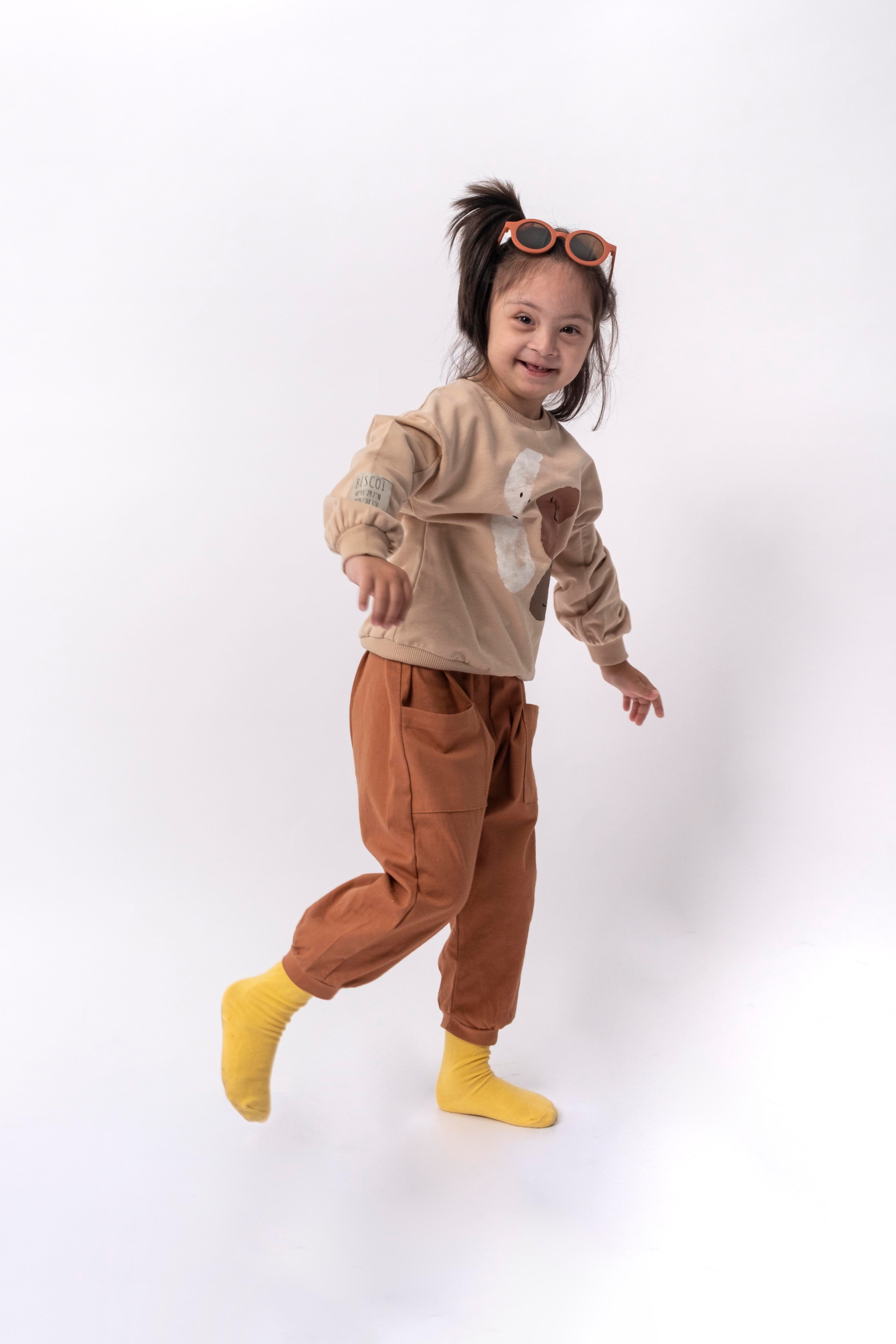 Biscoi Oversize Kız Çocuk Pastel İkili Takım