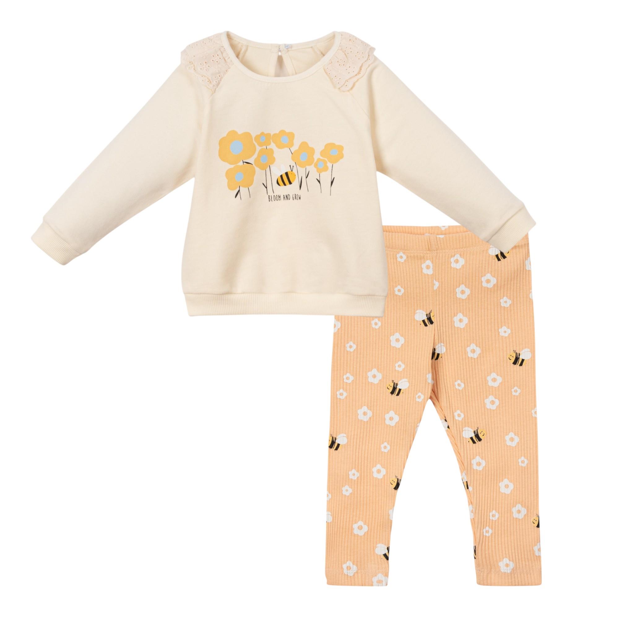 Bloom And Grow Taytlı Kız Bebek İkili Takım