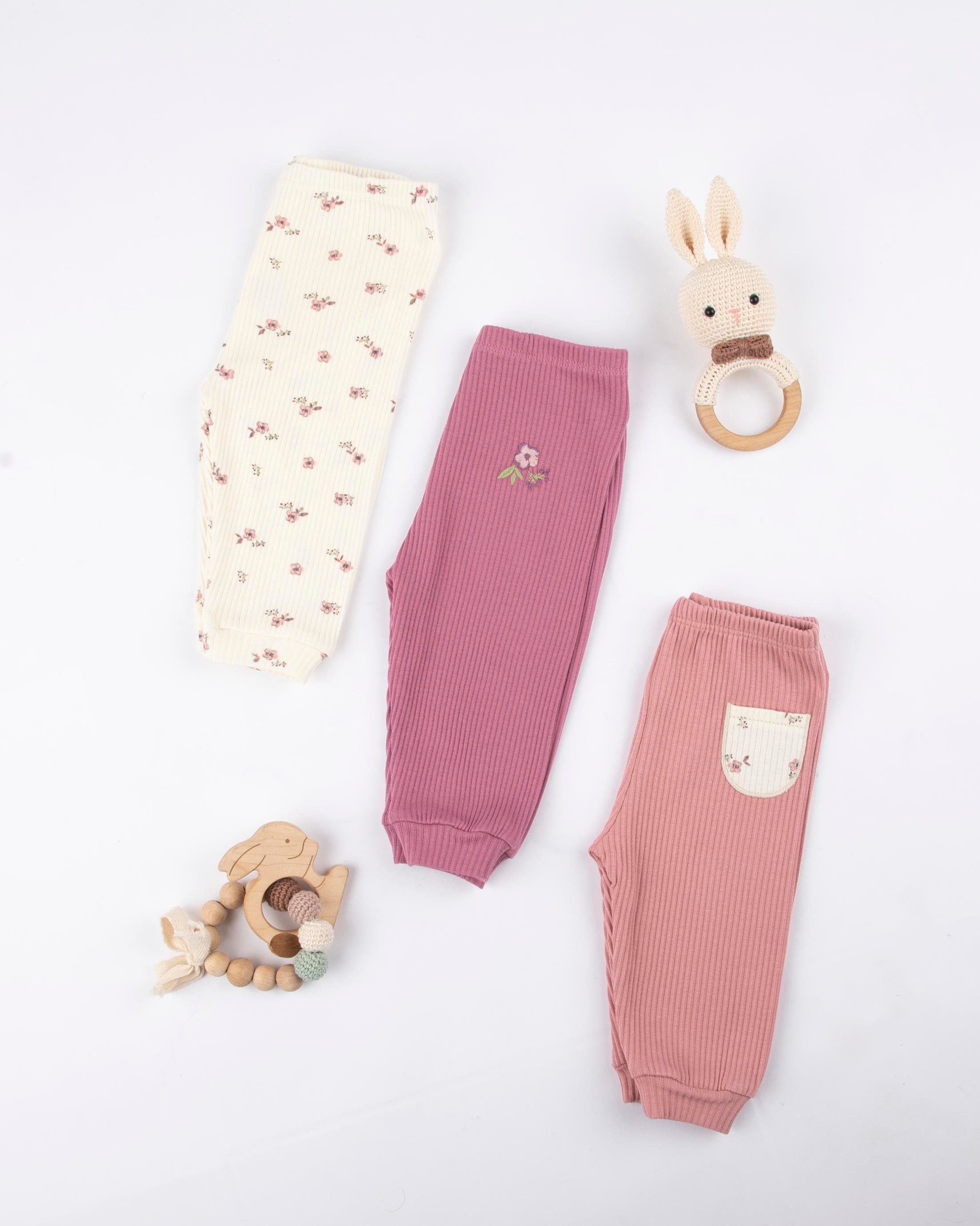 Budva Kız Bebek Üçlü Tulum