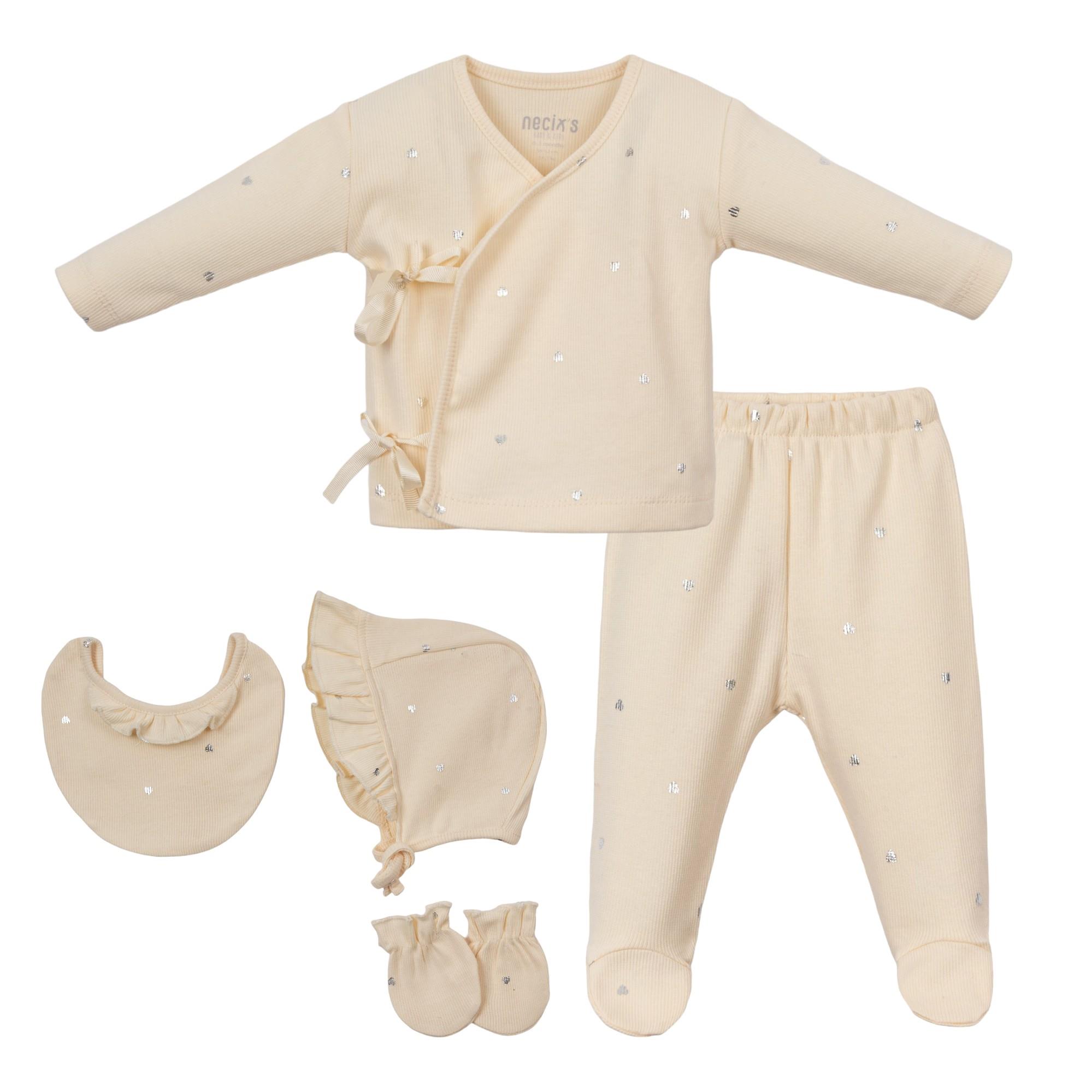 Catena Kız Bebek Hastane Çıkışı Beşli Set