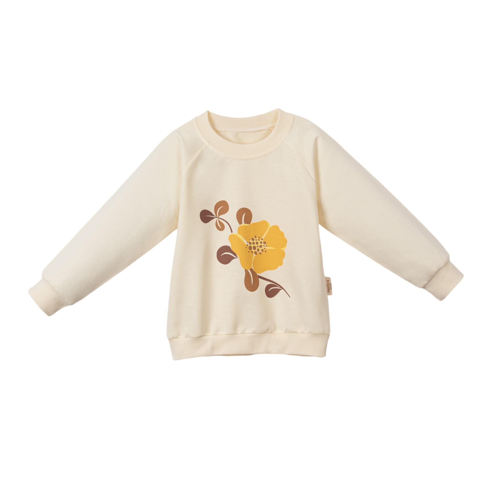 Çiçek Desenli Kız Bebek Şişme Yelekli Üçlü Takım