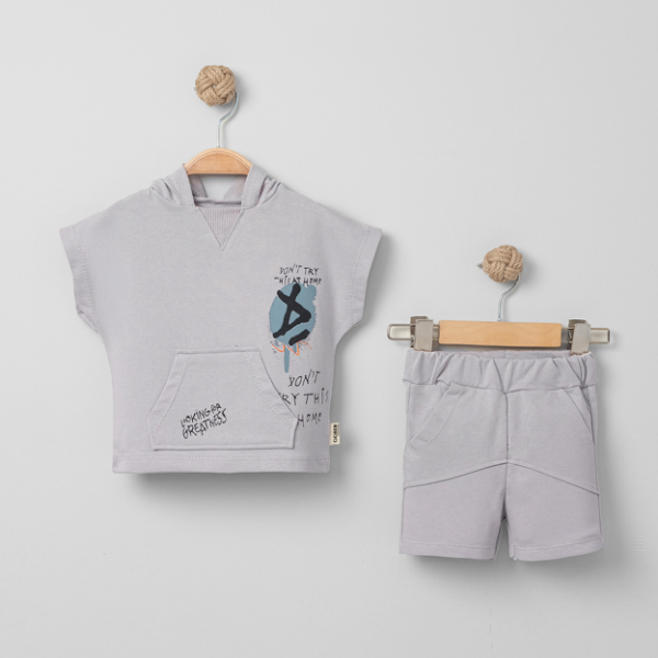 CİCİBEN ERKEK BEBEK BASKILI TAKIM 6-24 M