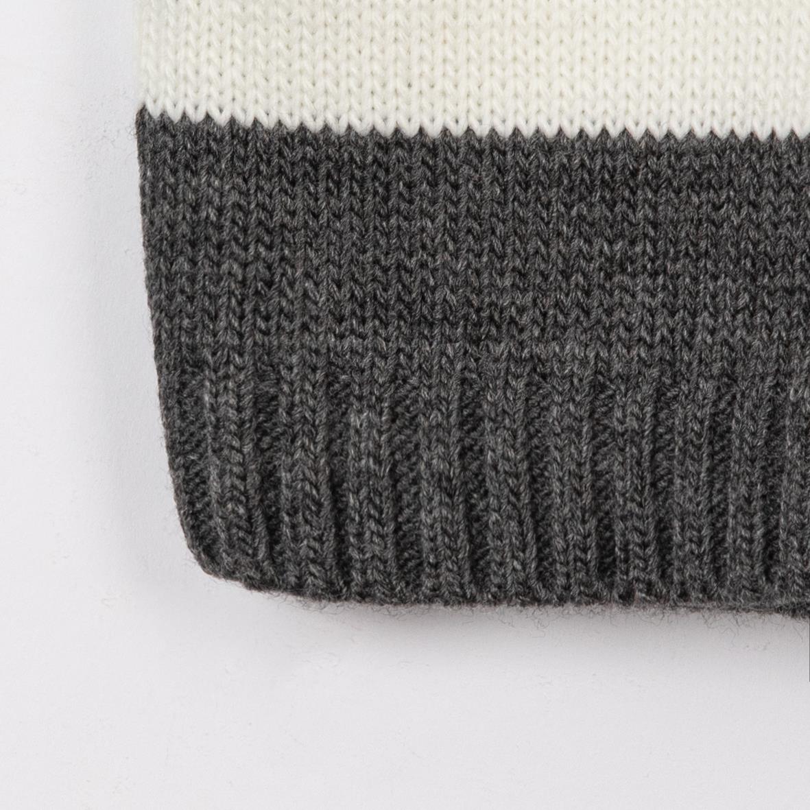 Çizgili Triko Erkek Bebek İkili Takım