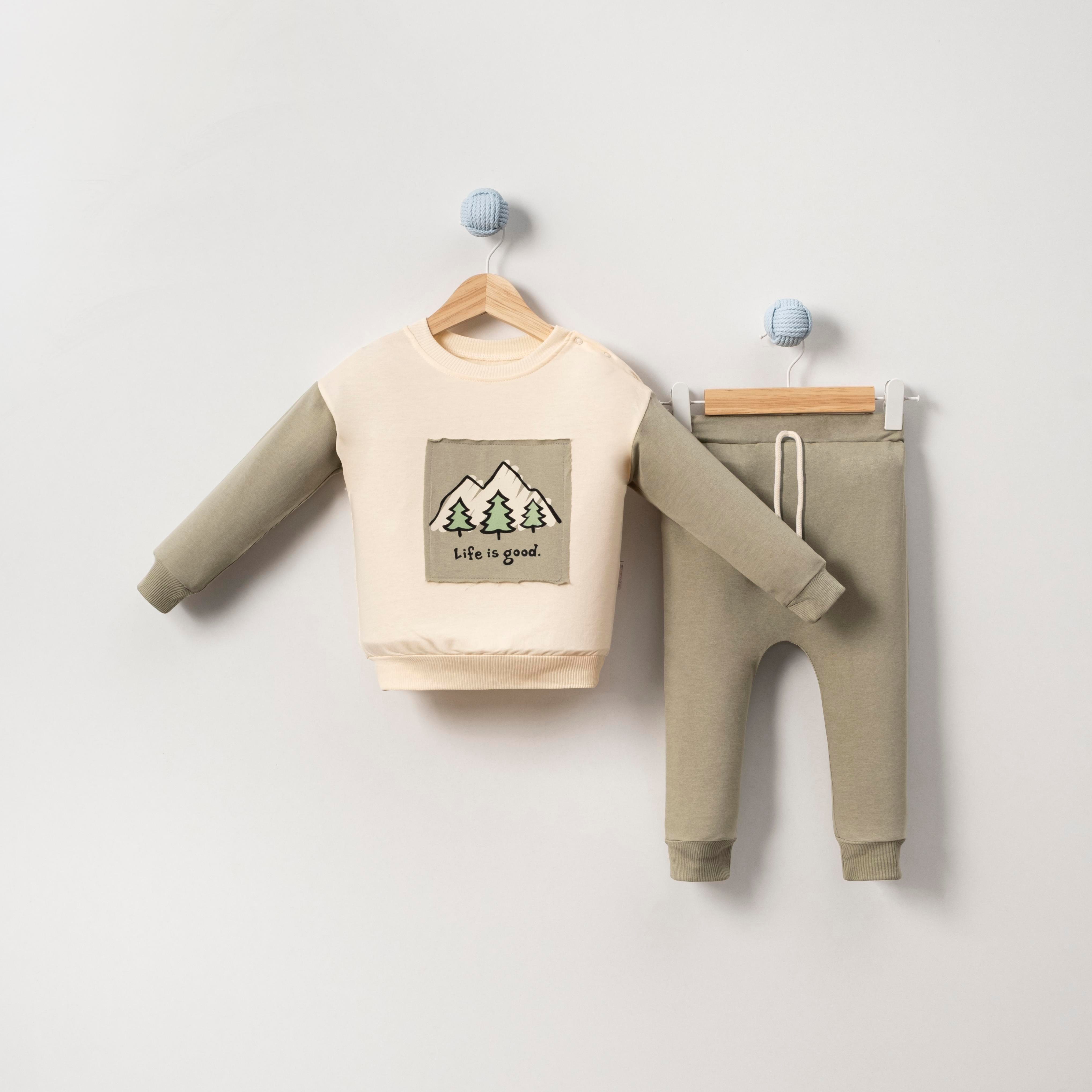 Çojuxs Doğa Temalı Erkek Bebek İkili Takım