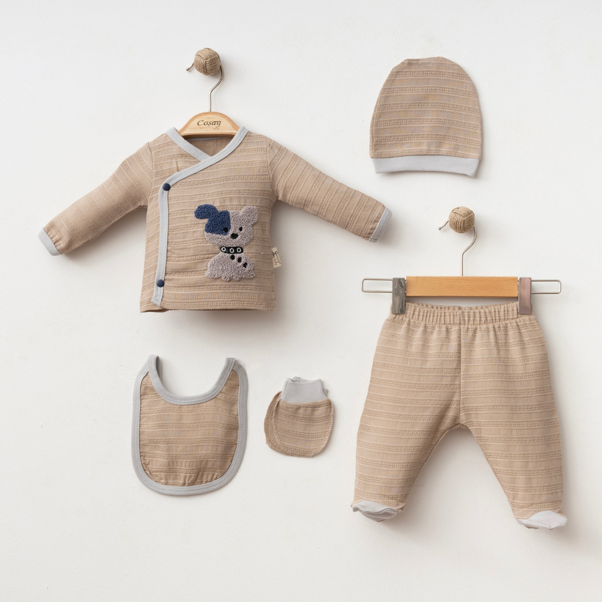 COŞAY BABY SÜZENE KÖPEKLİ 5Lİ SET