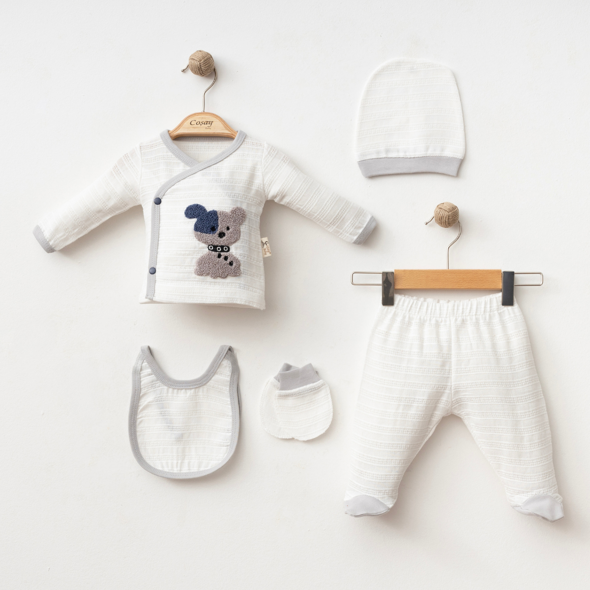 COŞAY BABY SÜZENE KÖPEKLİ 5Lİ SET