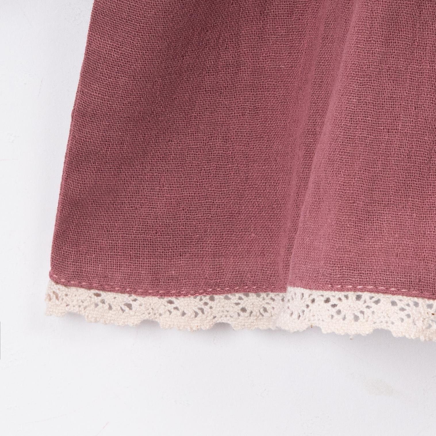 Dantel Yakalı Bebek Elbise