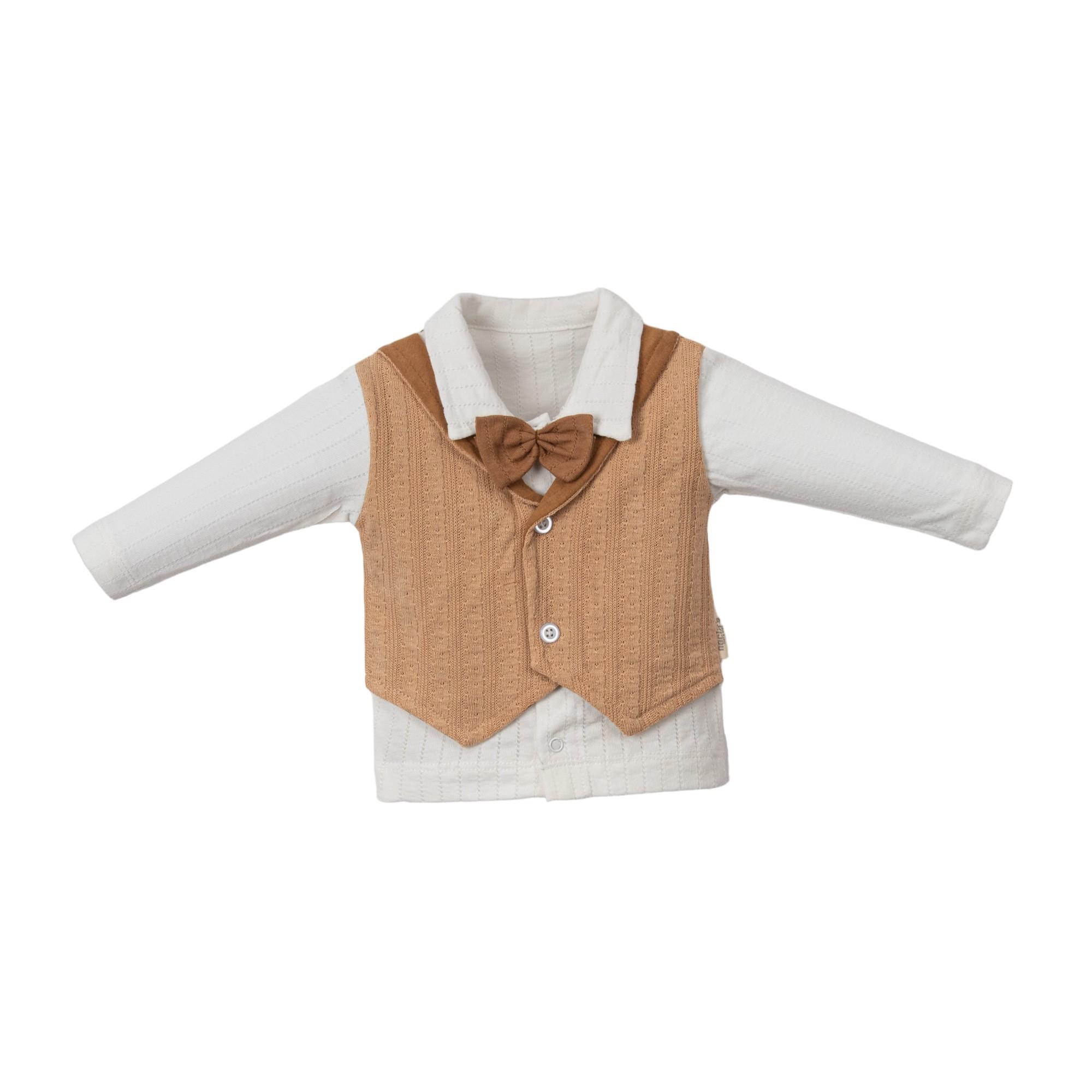 Davis Papyonlu Erkek Bebek Hastane Çıkışı Beşli Set