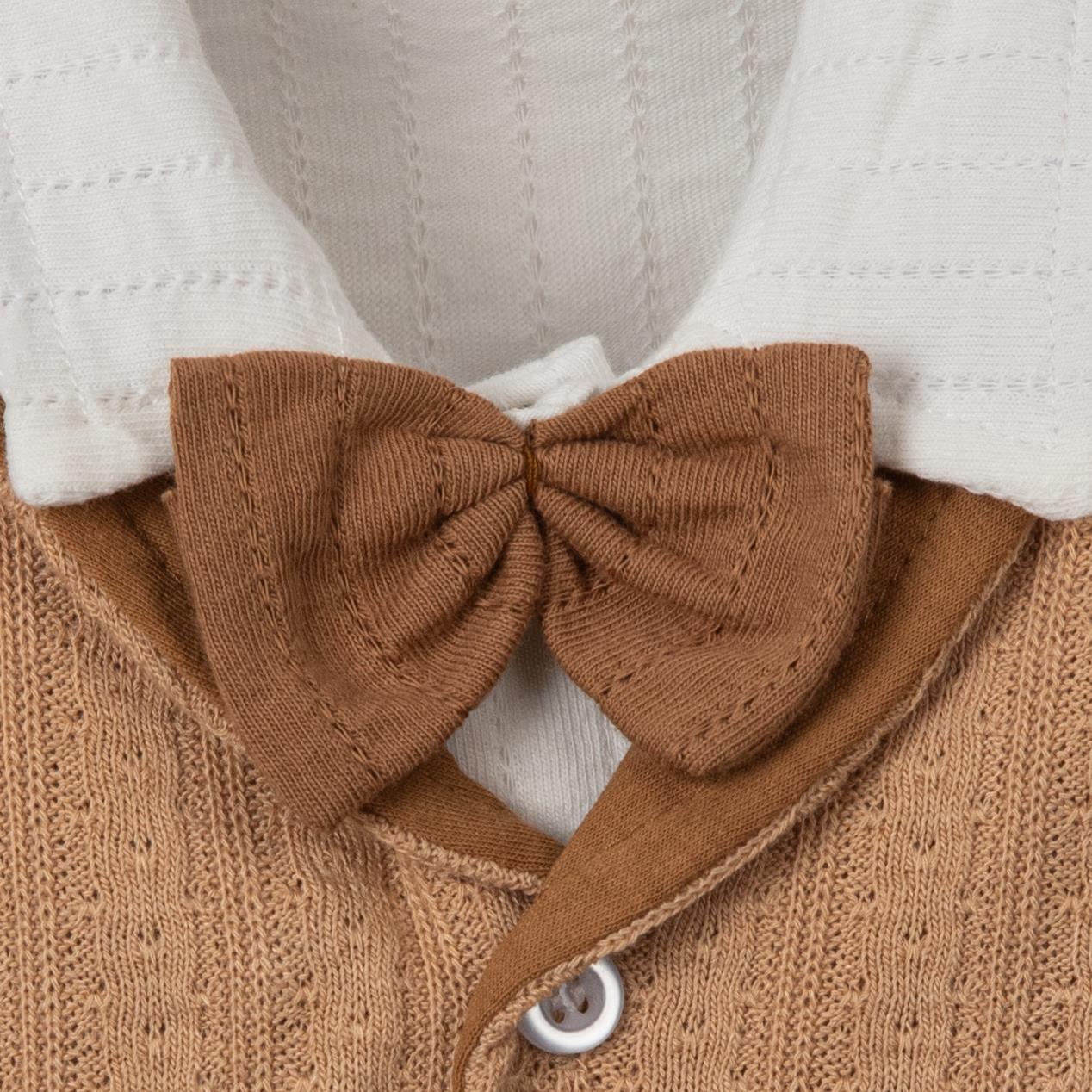 Davis Papyonlu Erkek Bebek Hastane Çıkışı Beşli Set