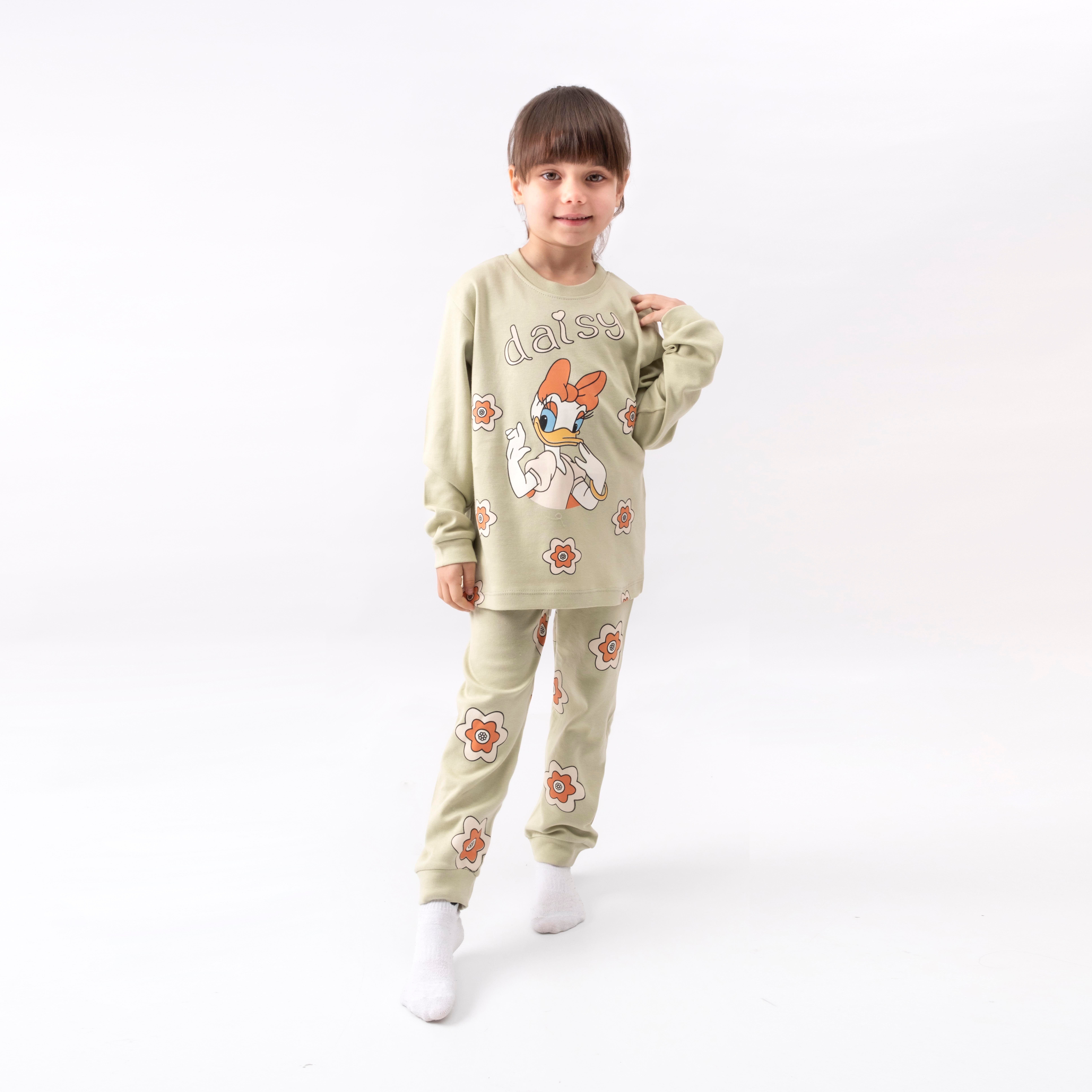 DOLAŞ KİDS  BASKILI PİJAMA TAKIMI 5-9 Y