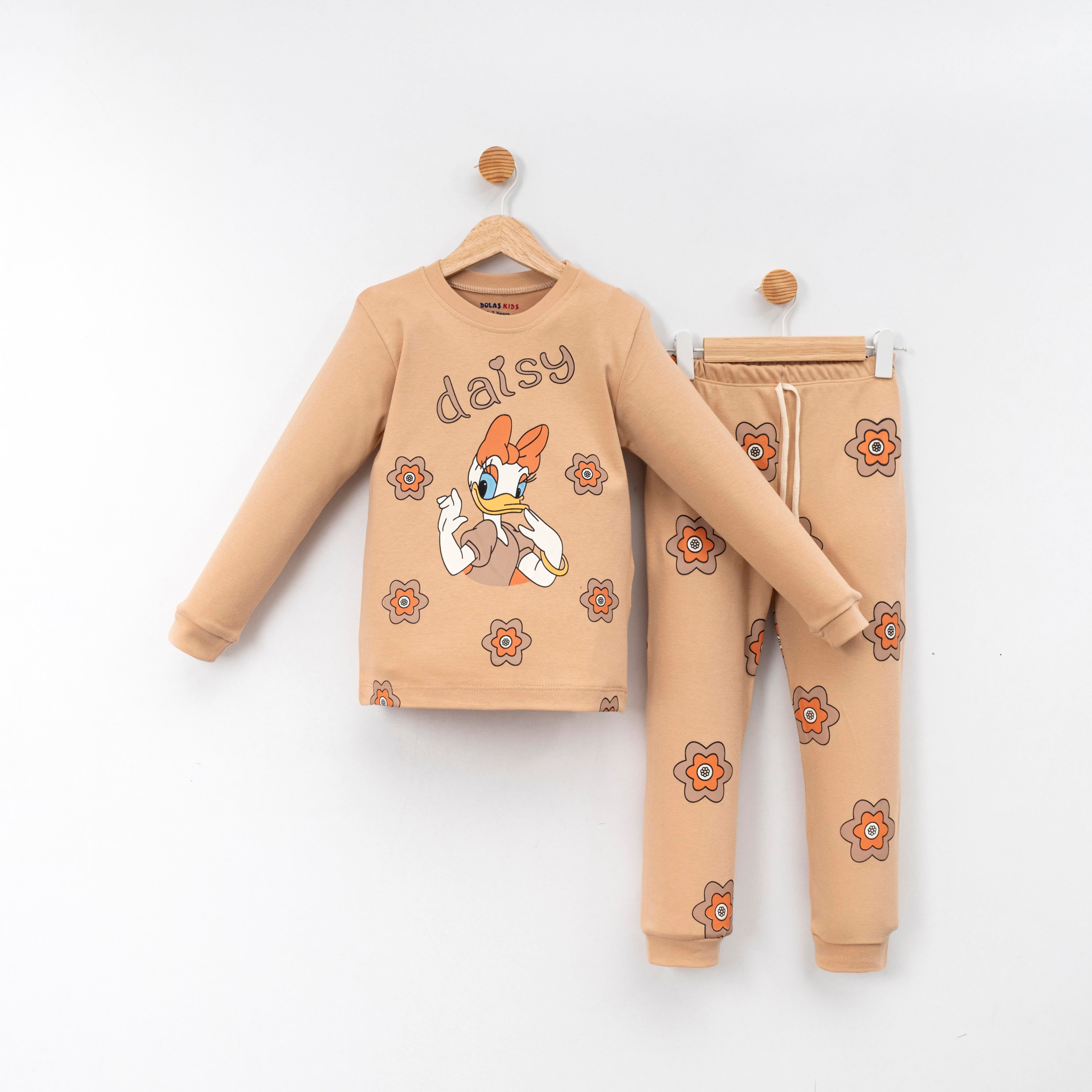 DOLAŞ KİDS  BASKILI PİJAMA TAKIMI 5-9 Y
