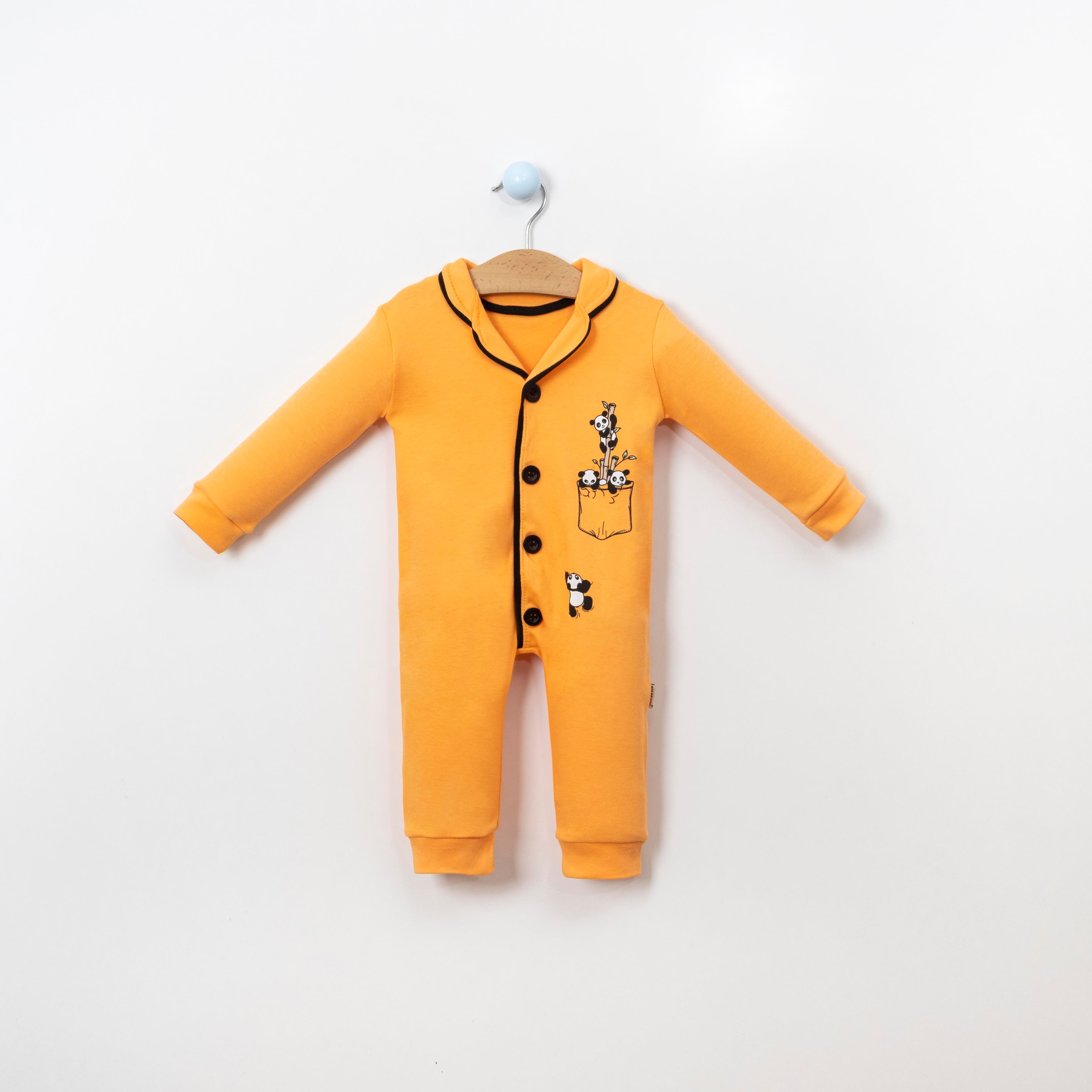 Dolaş Kids Panda Baskılı Erkek Bebek Uyku Tulumu