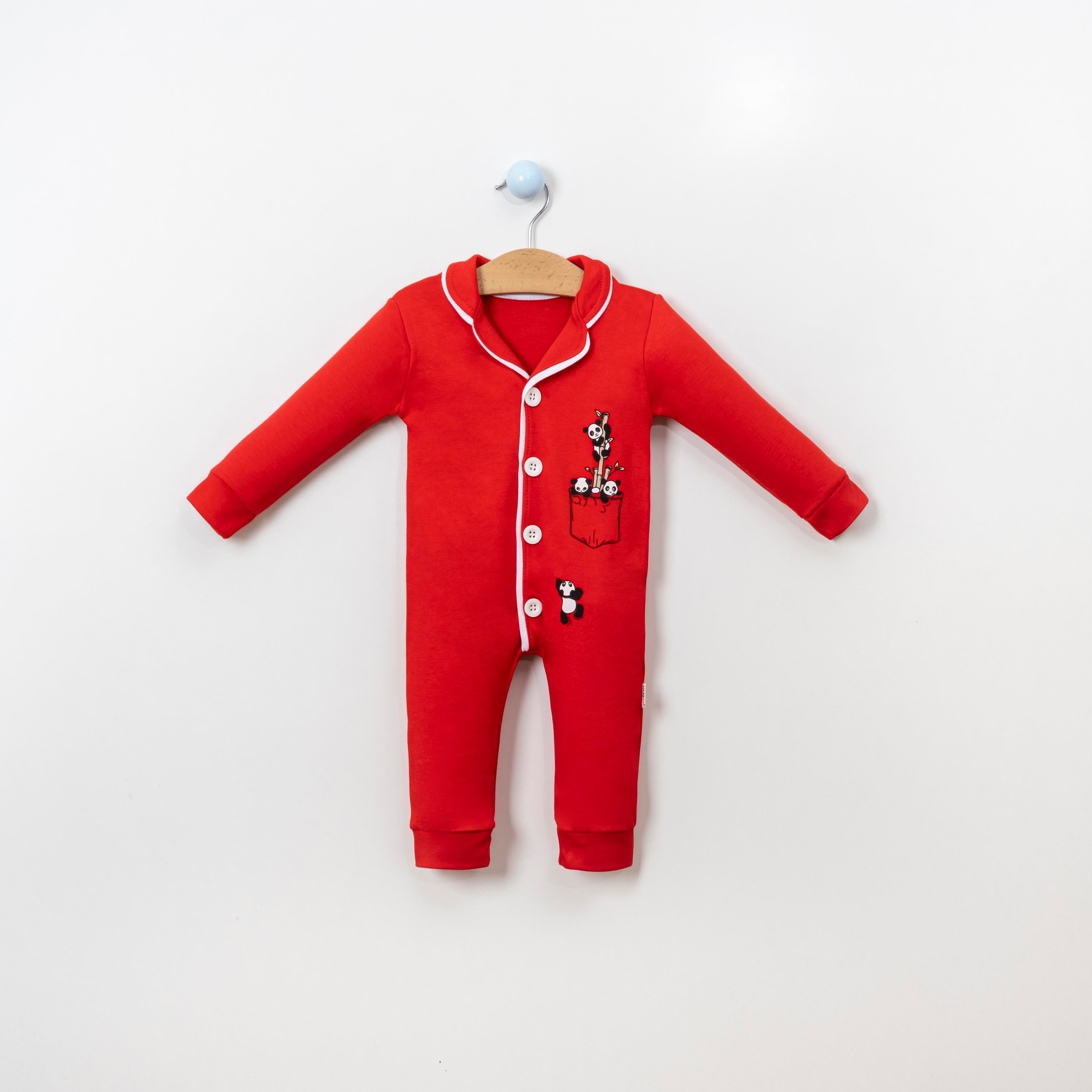 Dolaş Kids Panda Baskılı Erkek Bebek Uyku Tulumu