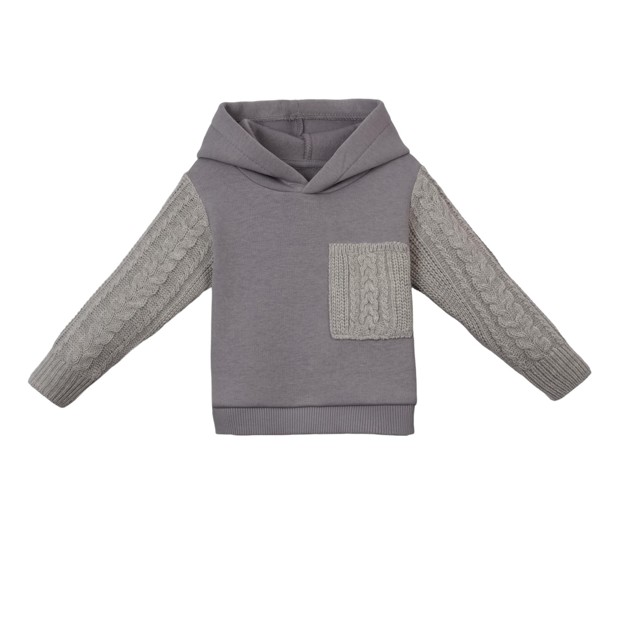 Dut Kapüşonlu Erkek Bebek İkili Takım