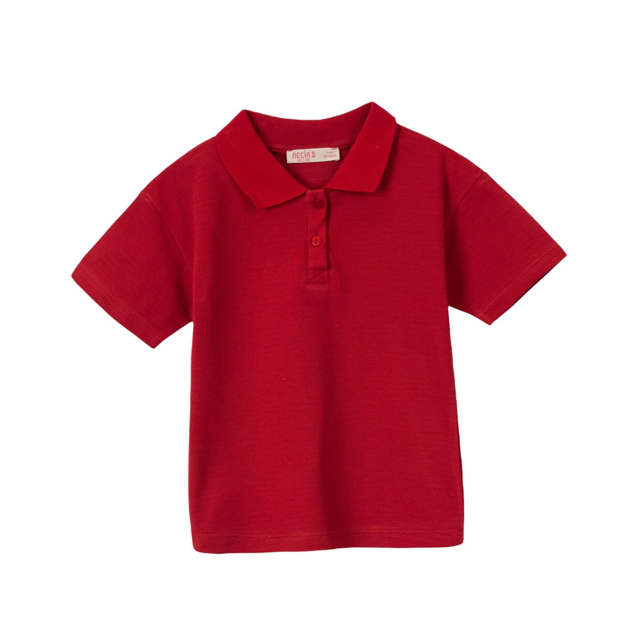 Erkek Çocuk Polo Yaka Kısa Kollu Tişört