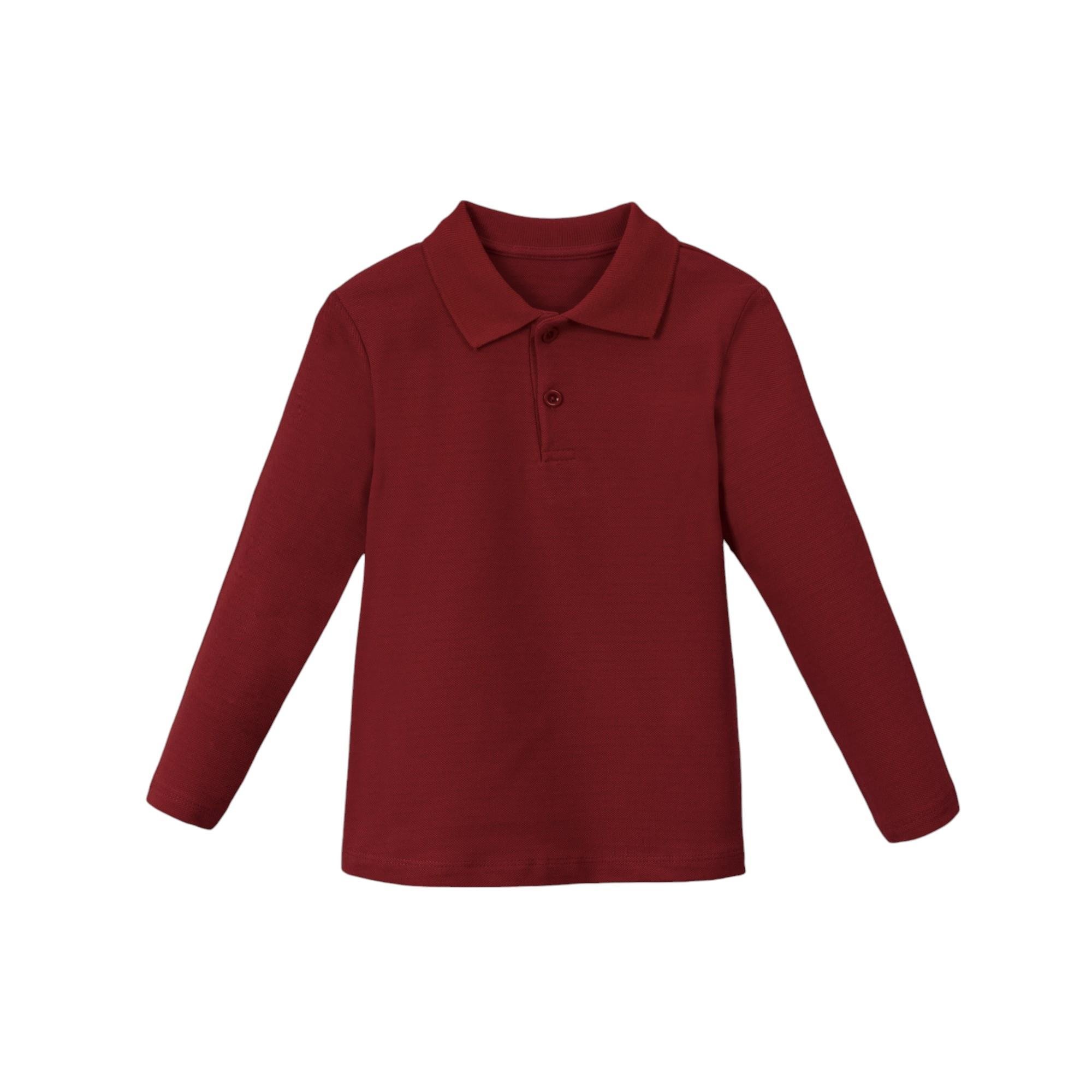 Erkek Çocuk Polo Yaka Uzun Kollu Tişört
