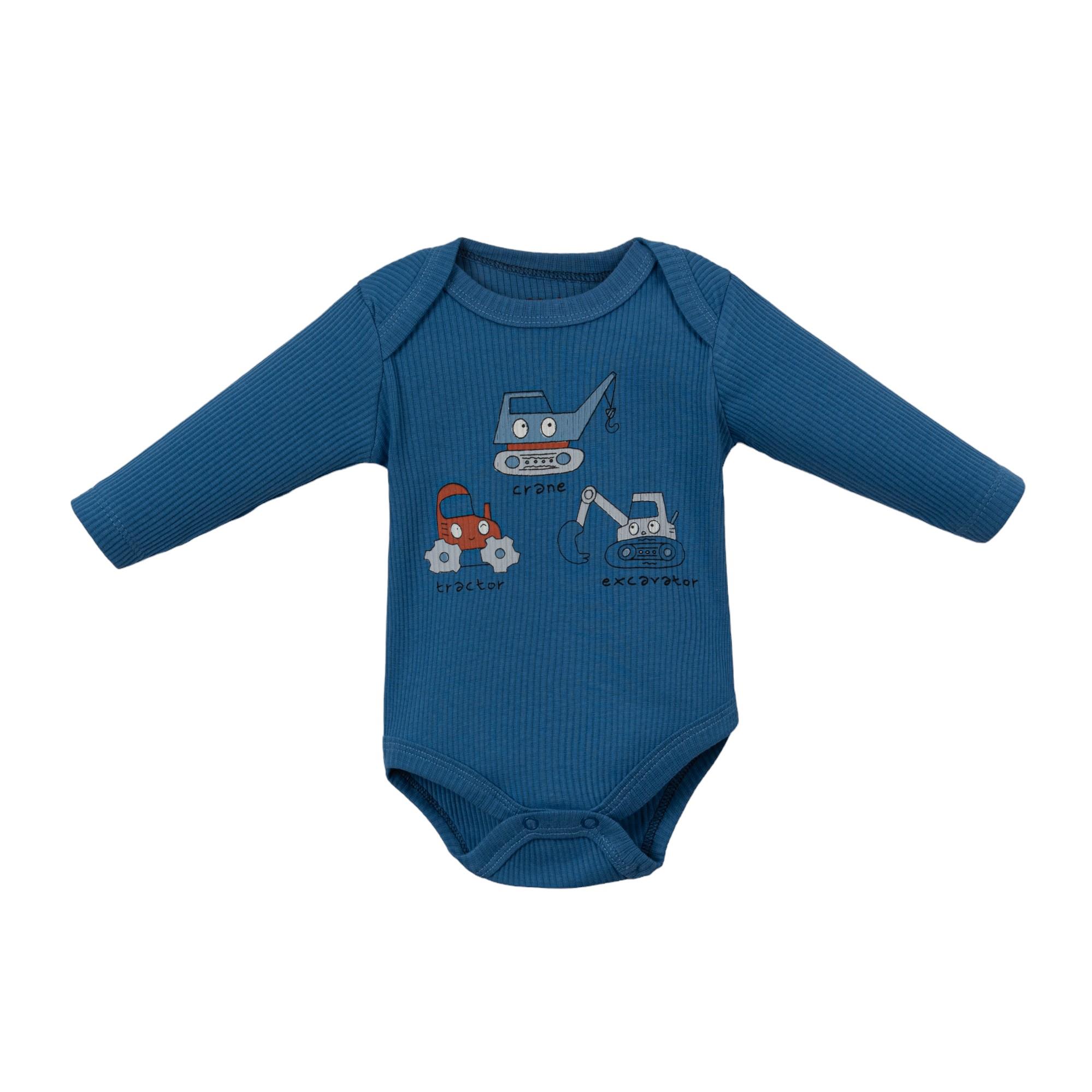 Excavator Erkek Bebek Üçlü Body