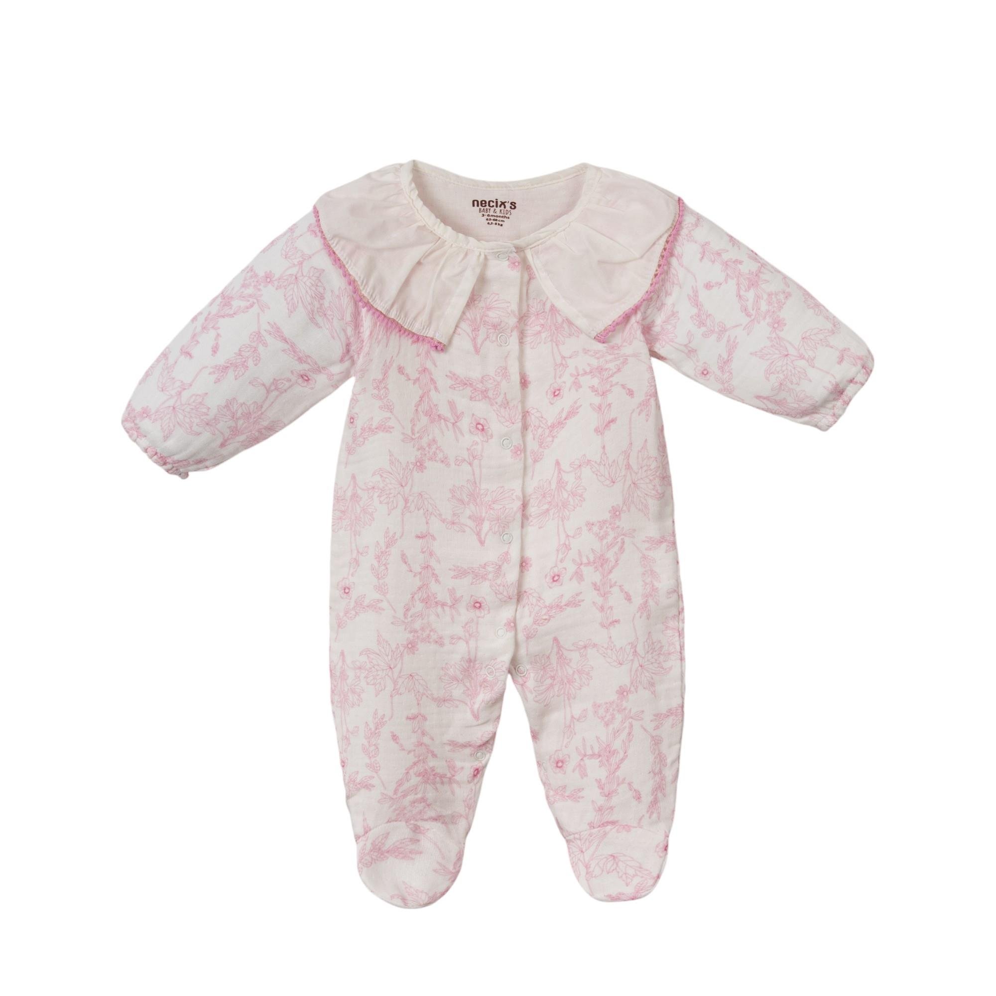 Ezzy Kız Bebek Müslin Tulum