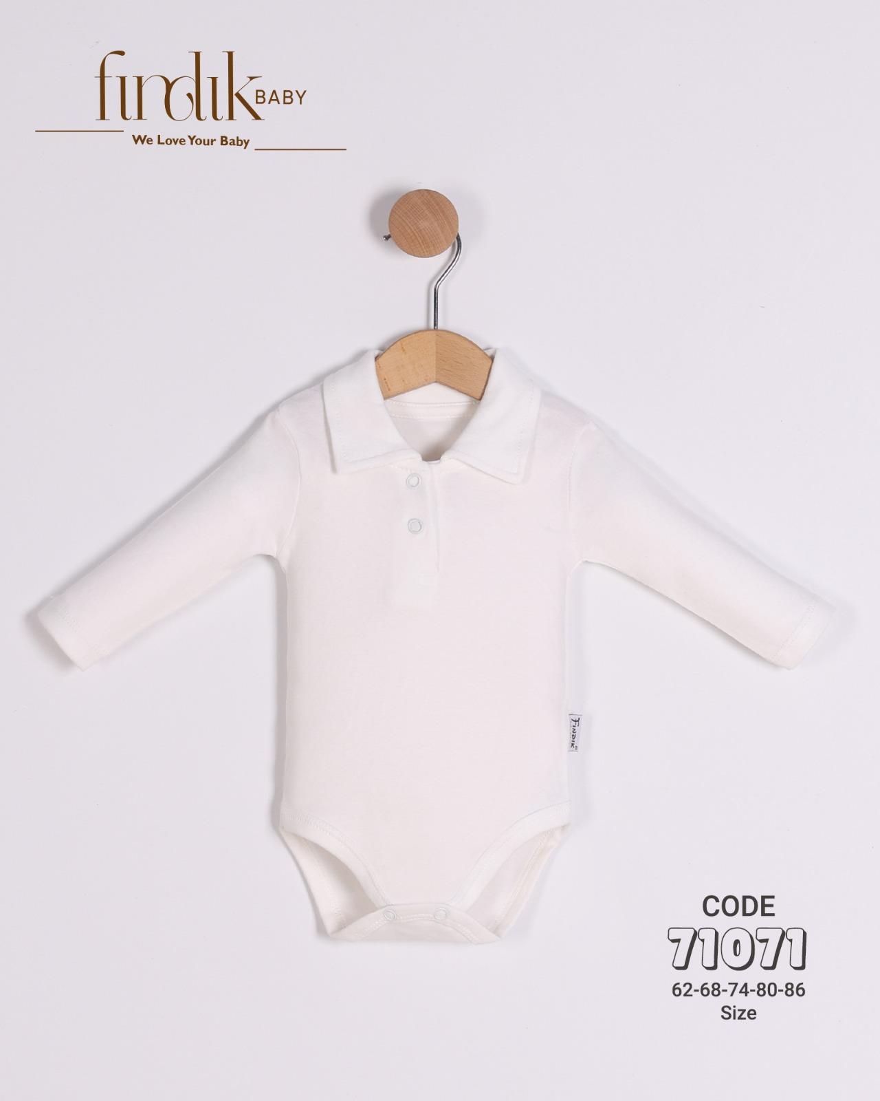 FINDIK BABY ERKEK BEBEK YAKALI BODY