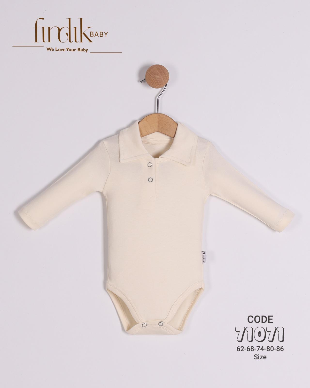 FINDIK BABY ERKEK BEBEK YAKALI BODY