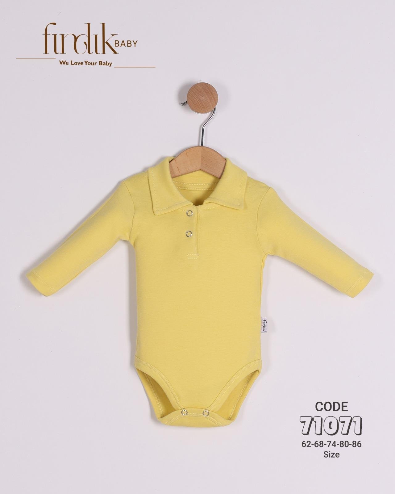 FINDIK BABY ERKEK BEBEK YAKALI BODY