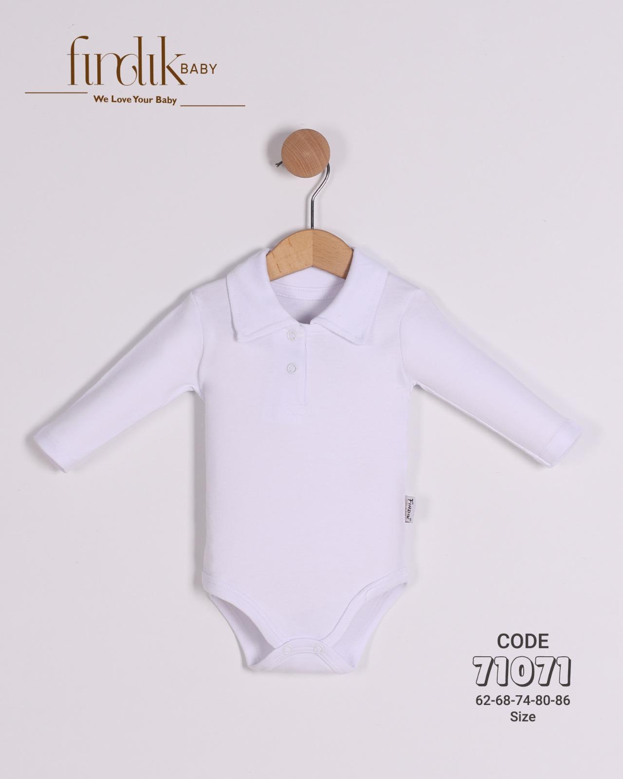 FINDIK BABY ERKEK BEBEK YAKALI BODY