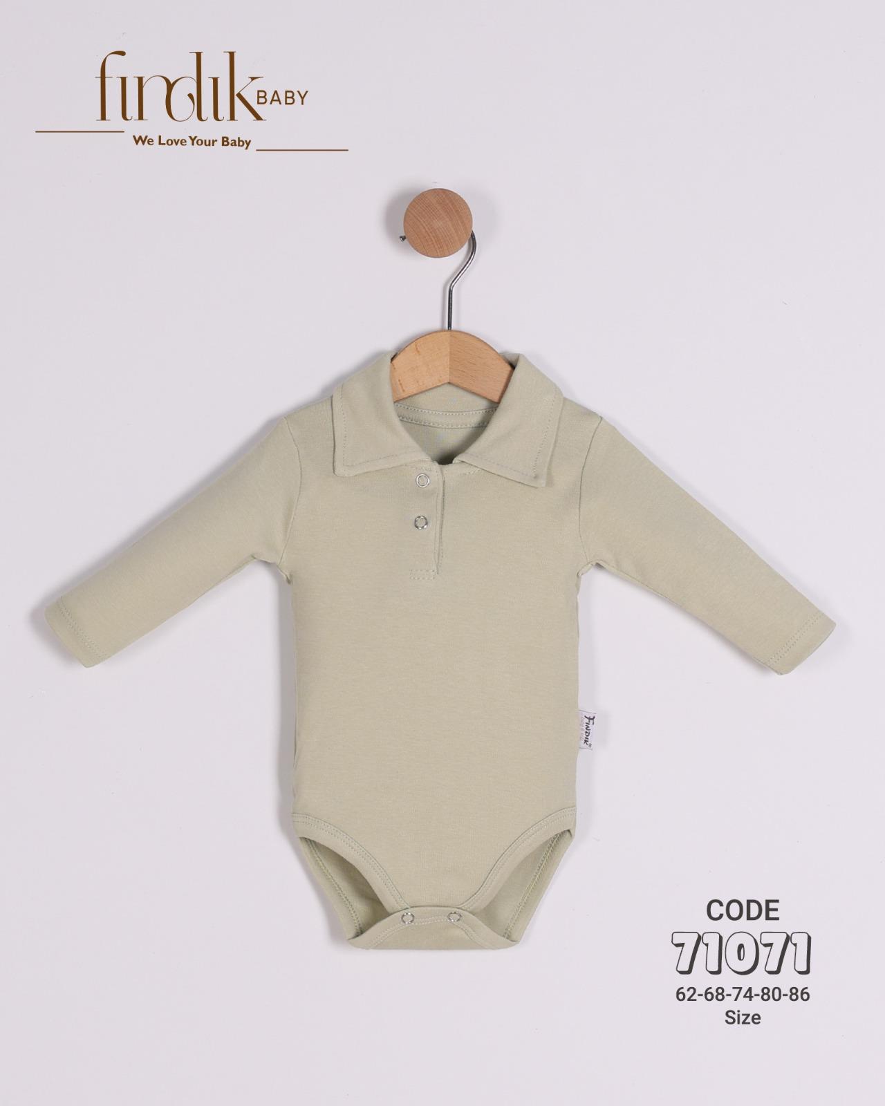 FINDIK BABY ERKEK BEBEK YAKALI BODY