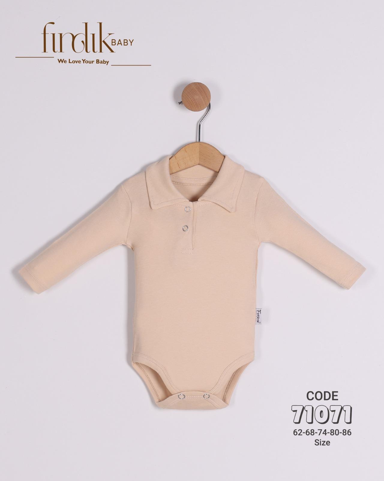 FINDIK BABY ERKEK BEBEK YAKALI BODY