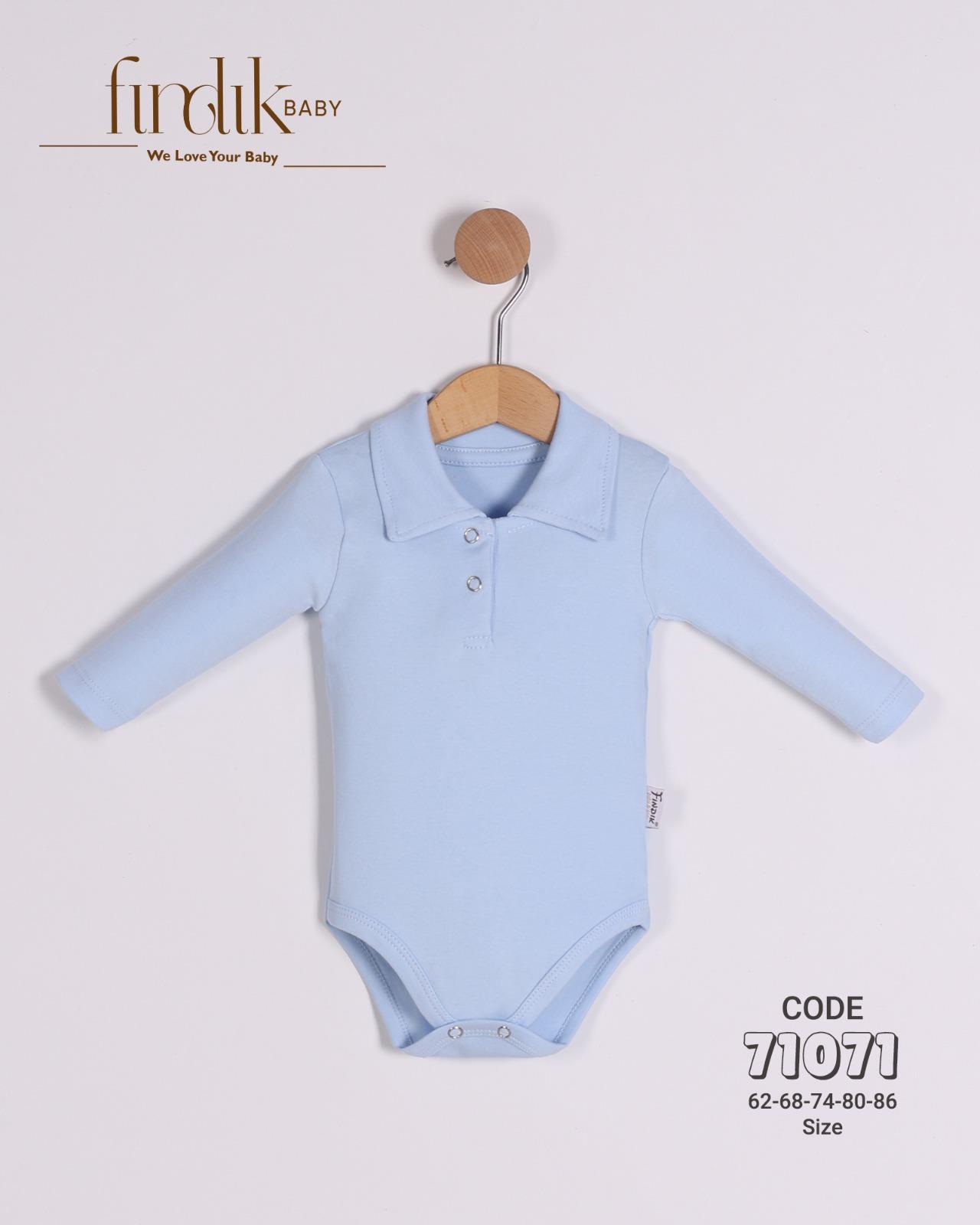 FINDIK BABY ERKEK BEBEK YAKALI BODY