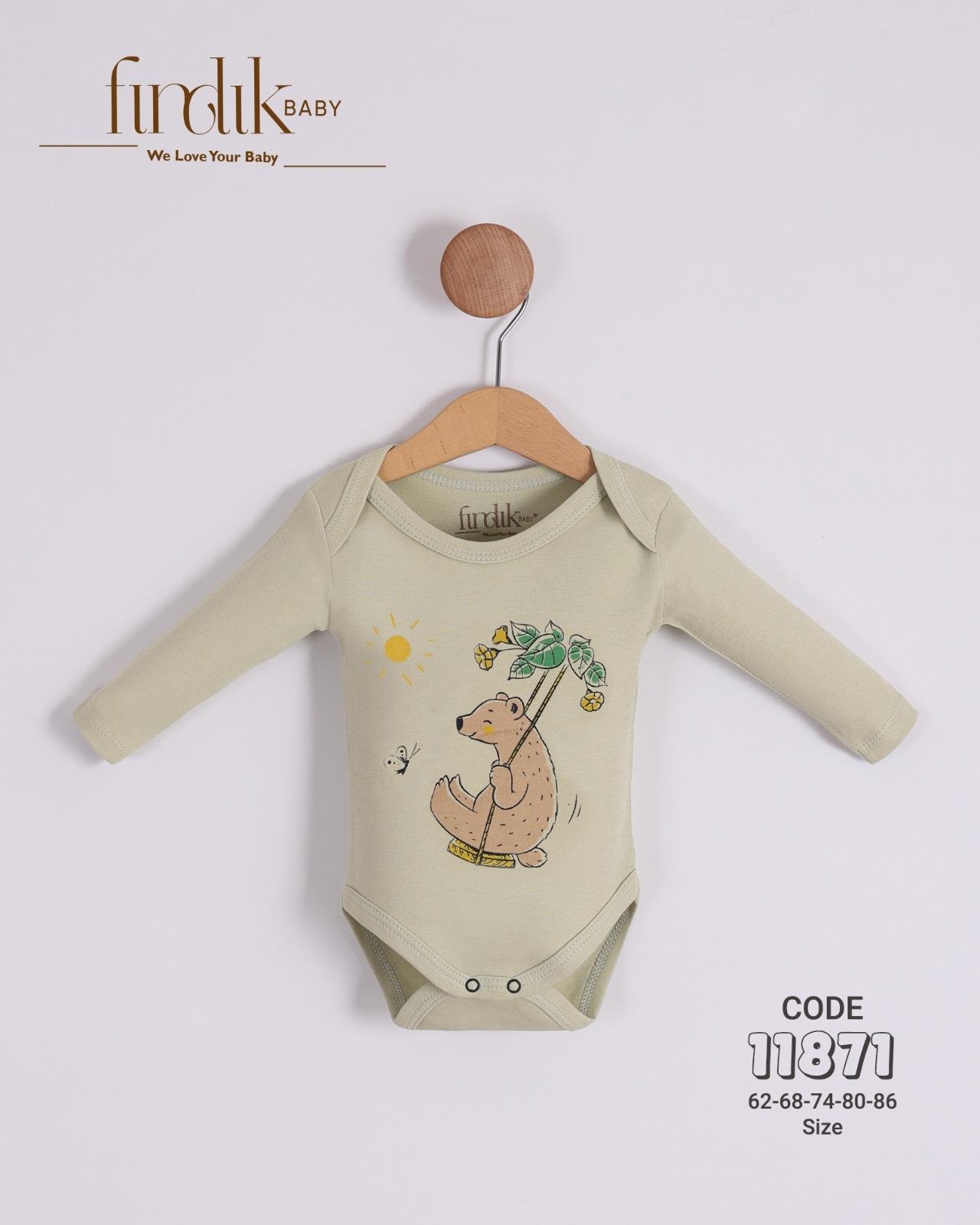 FINDIK BABY UNİSEX BEBEK BASKILI BODY