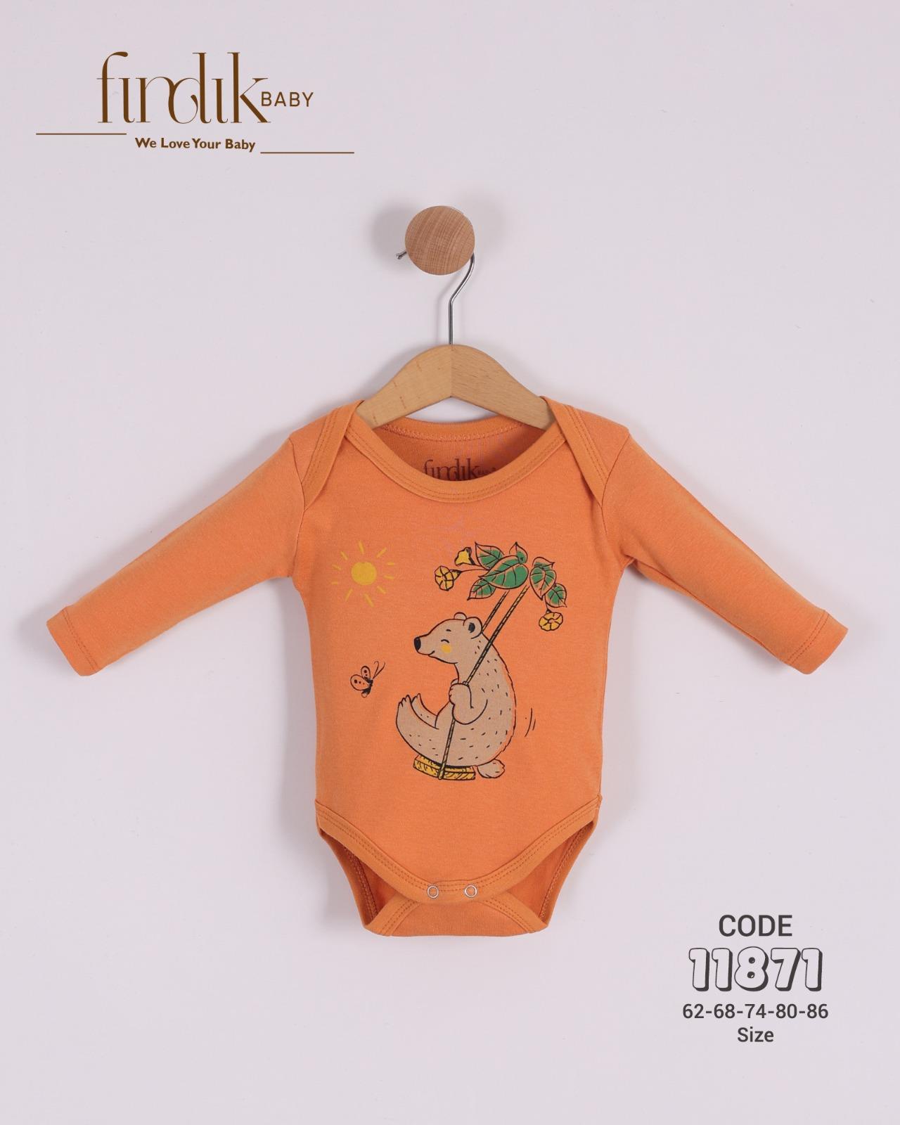 FINDIK BABY UNİSEX BEBEK BASKILI BODY