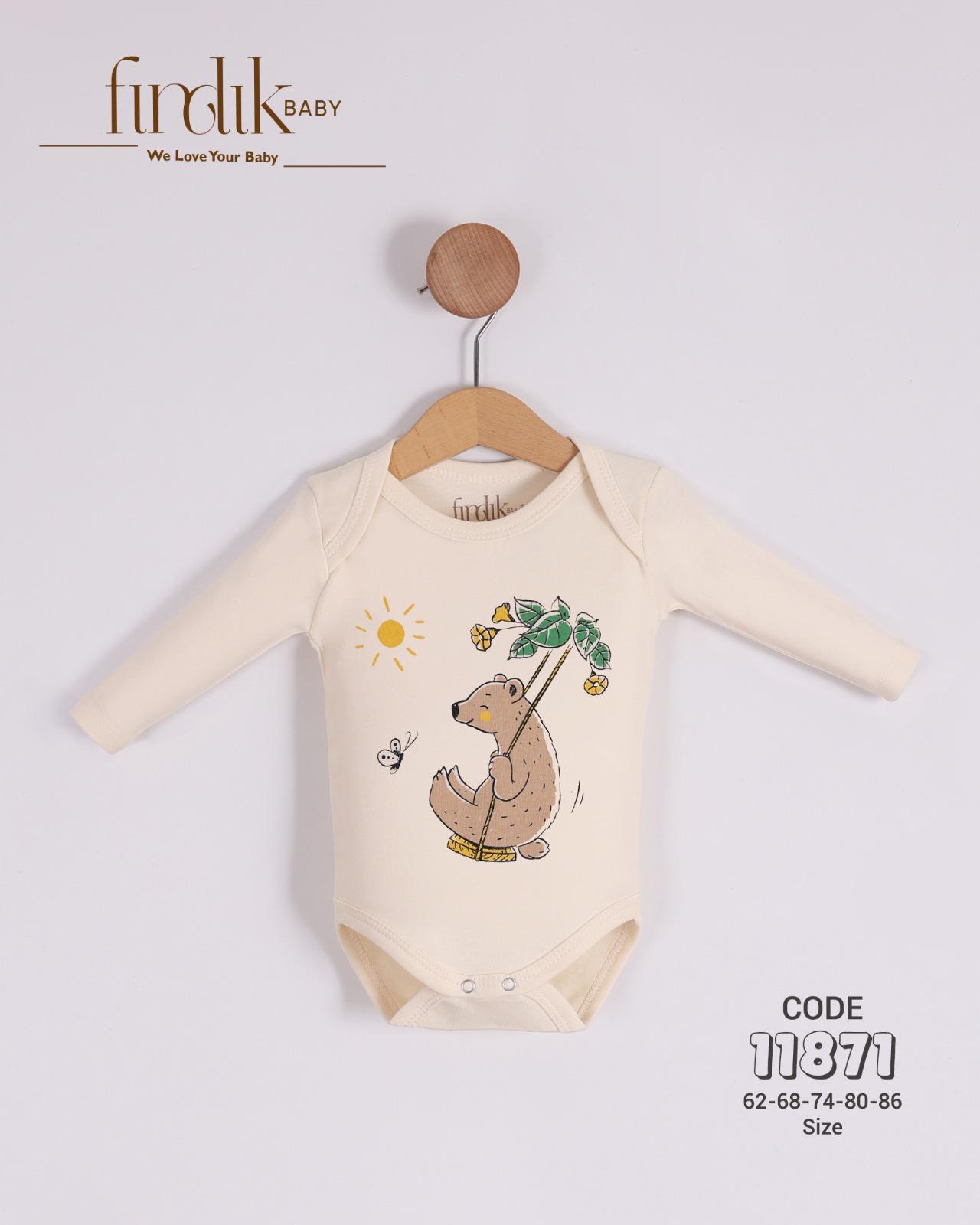 FINDIK BABY UNİSEX BEBEK BASKILI BODY