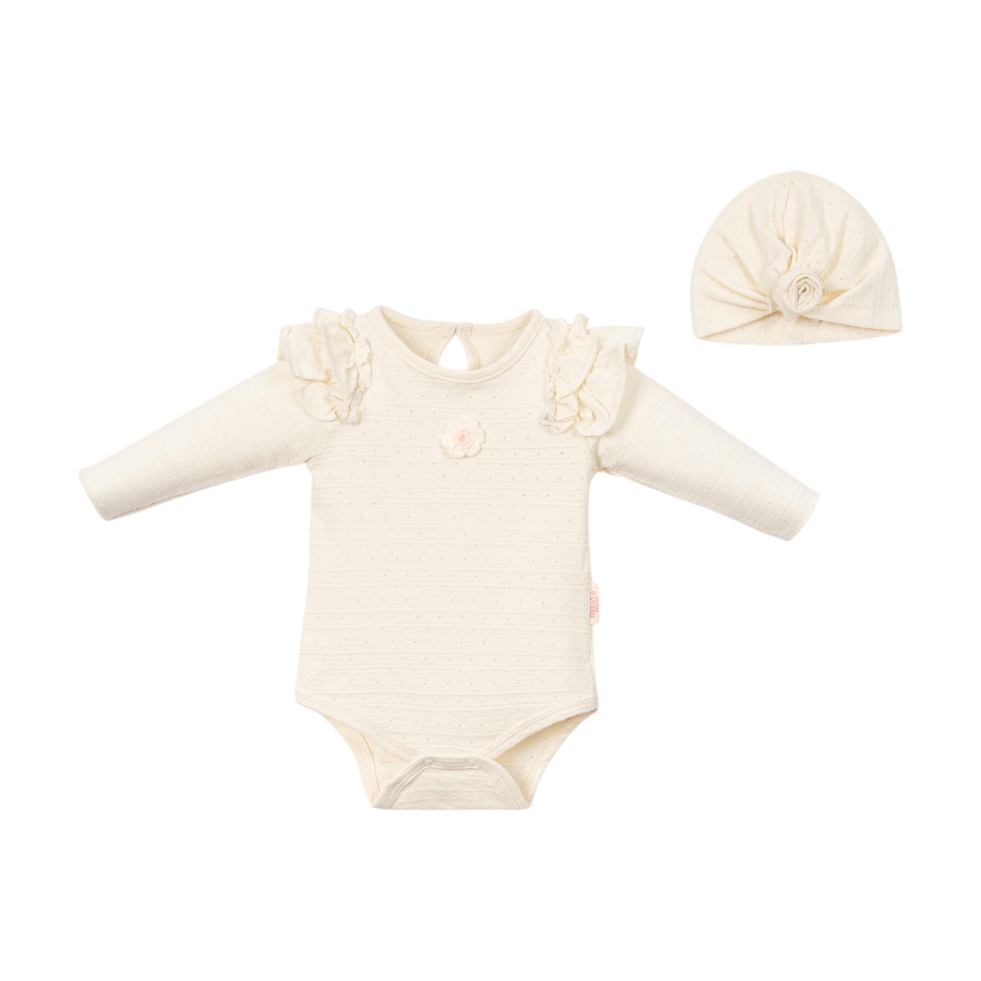 For Litte Ones Kız Bebek Bodyli Takım