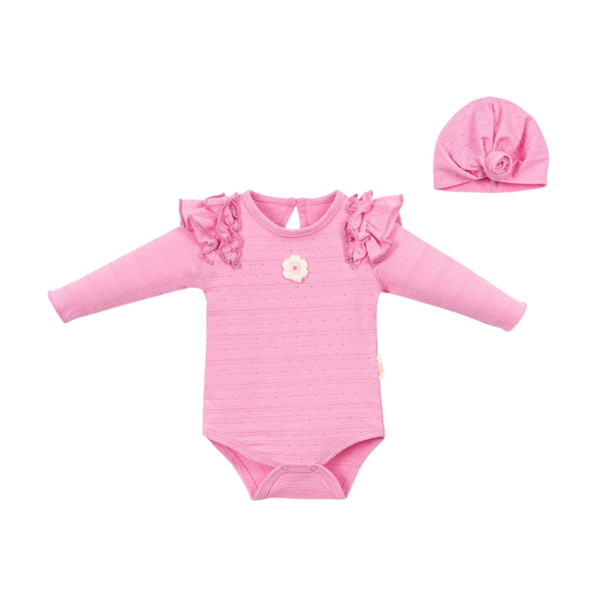 For Litte Ones Kız Bebek Bodyli Takım