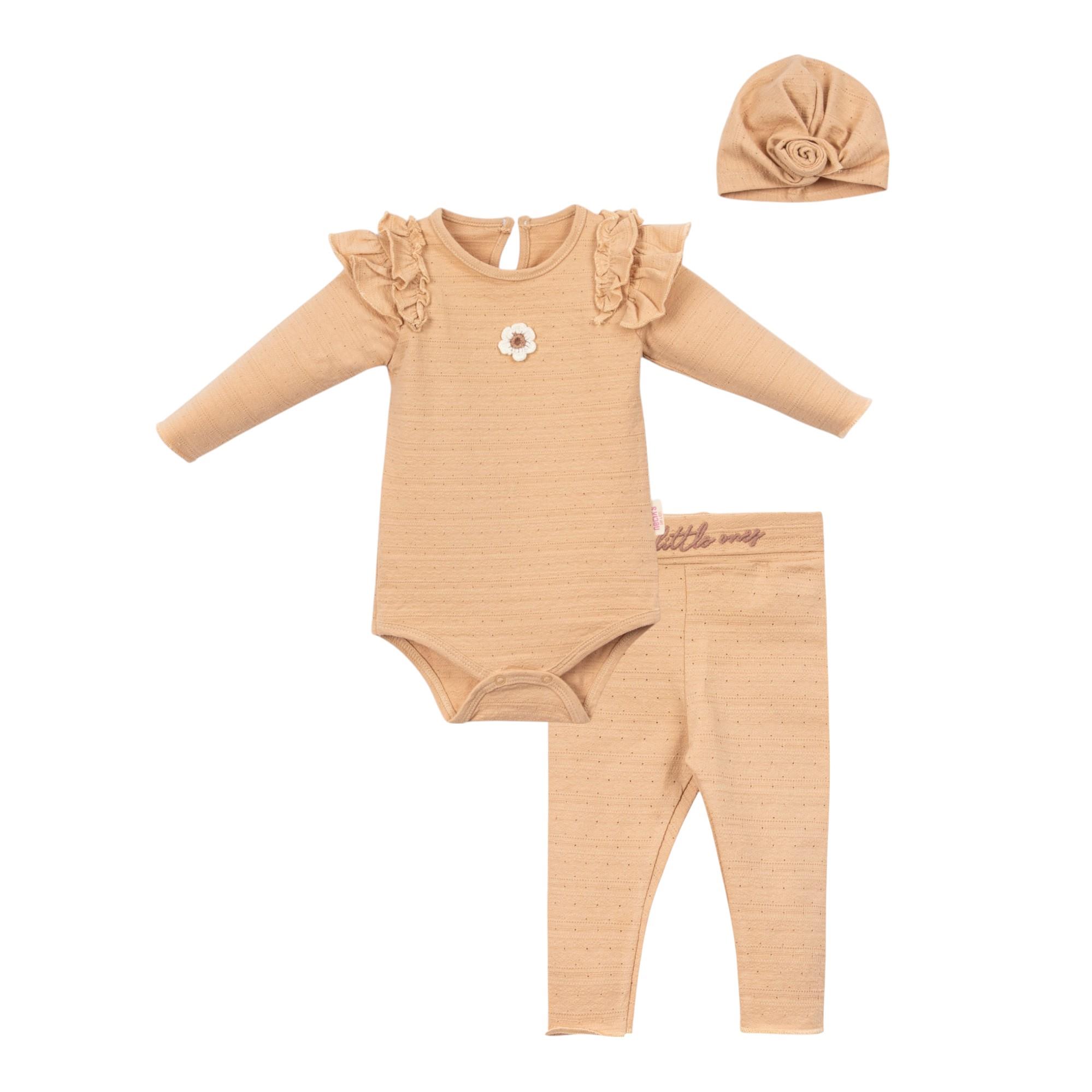 For Litte Ones Kız Bebek Bodyli Takım