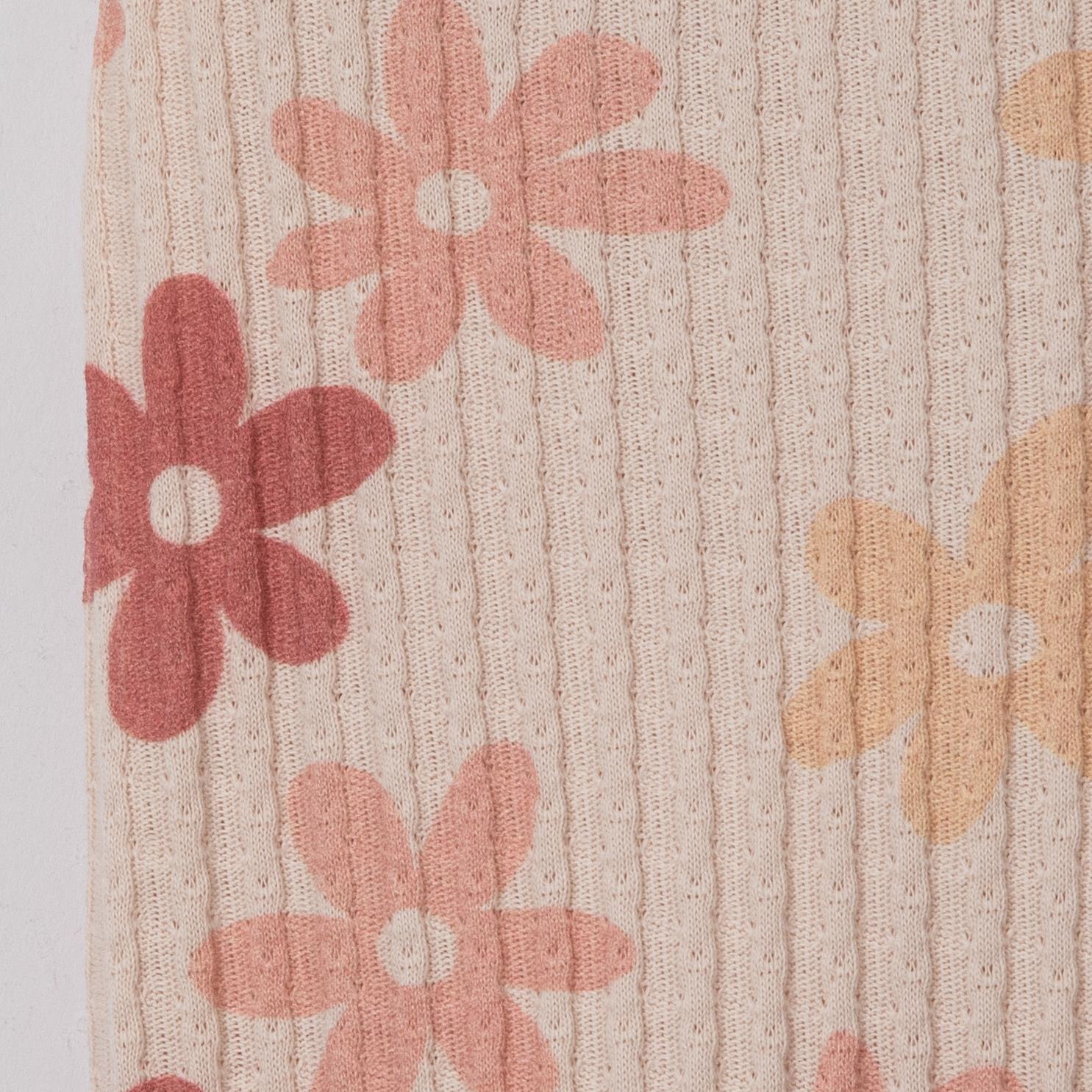 Furuna Çiçek Baskılı Kız Bebek İkili Takım