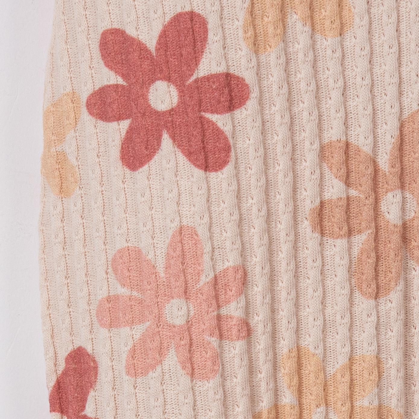 Furuna Çiçek Baskılı Kız Bebek Tulum