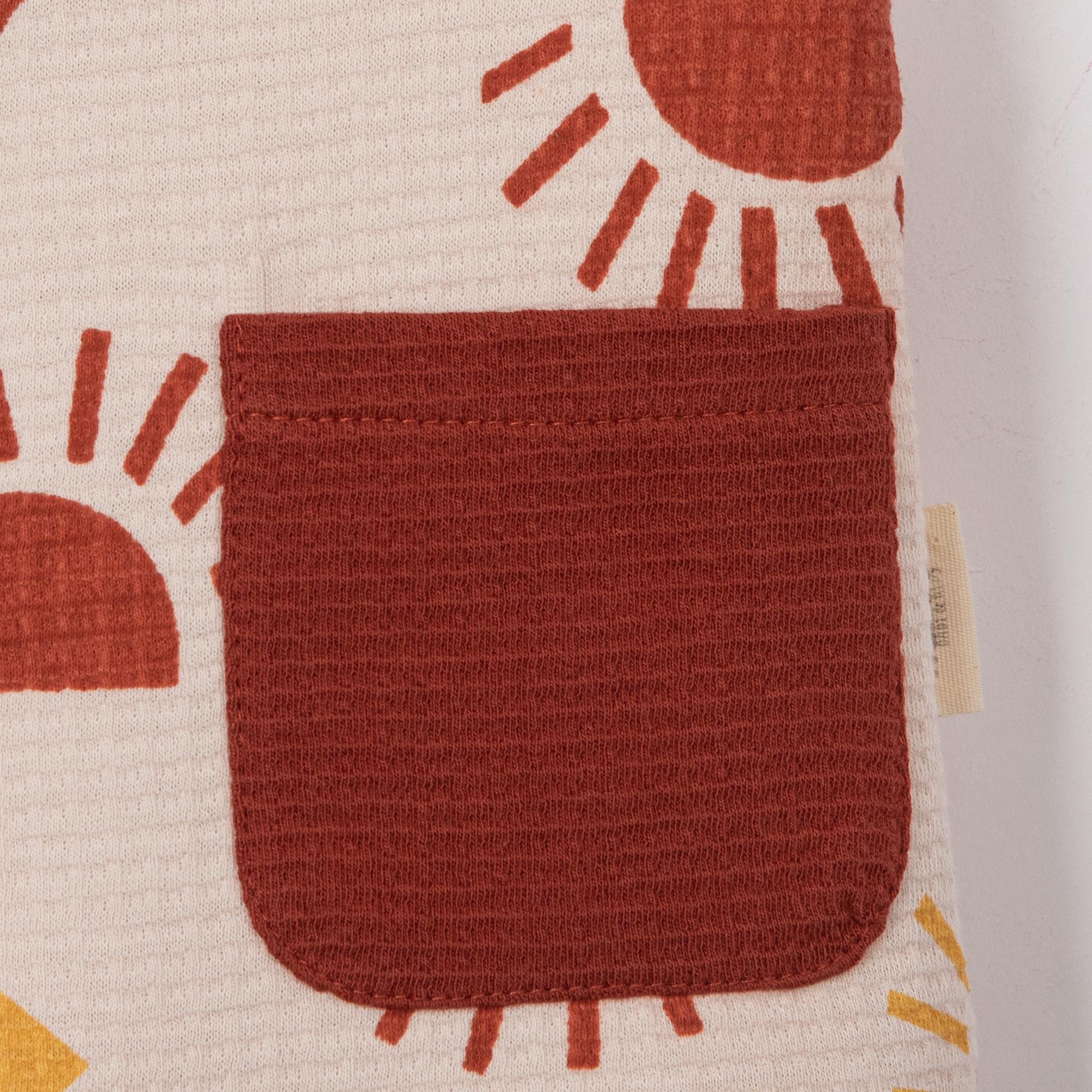 Güneş Baskılı Erkek Bebek Yelek