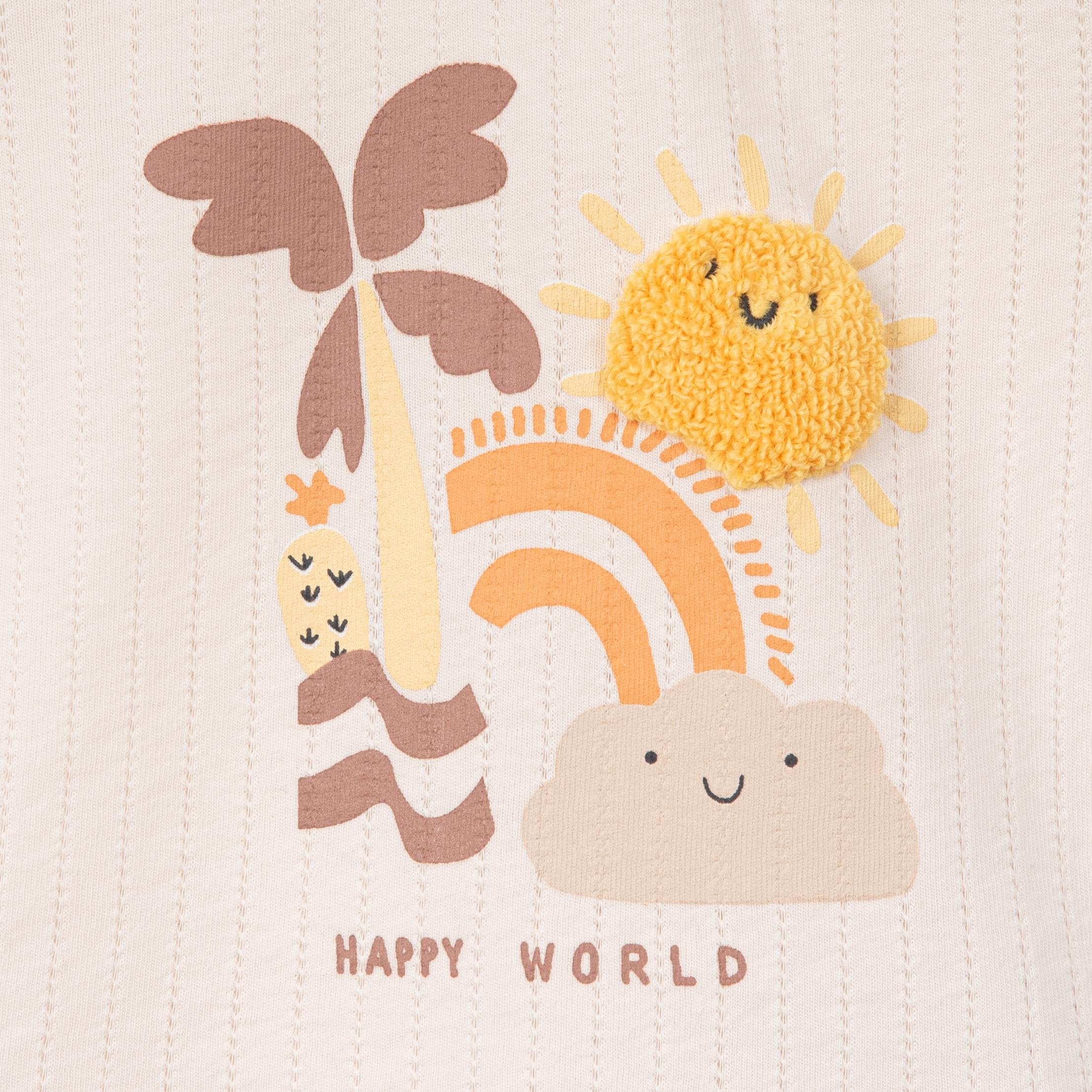 Güneş Figürlü Erkek Bebek İkili Takım