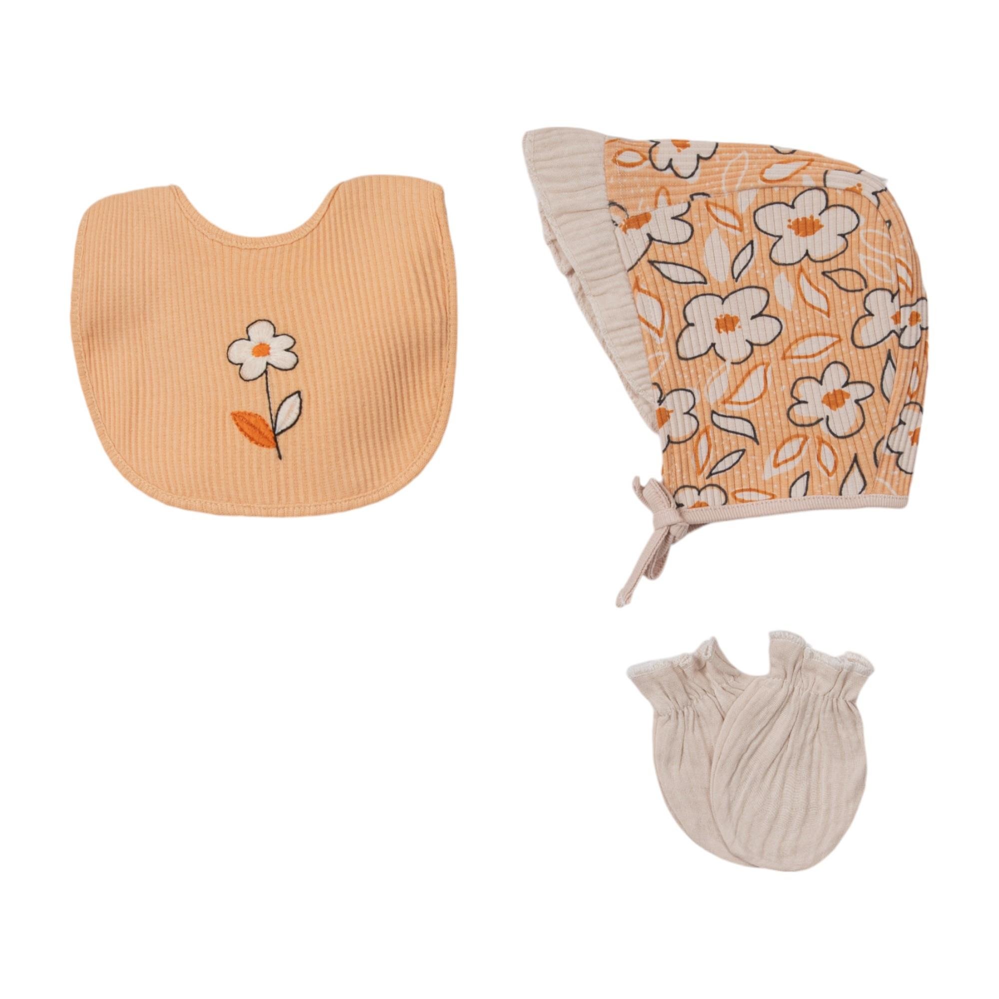 Hana Kız Bebek Hastane Çıkışı Beşli Set