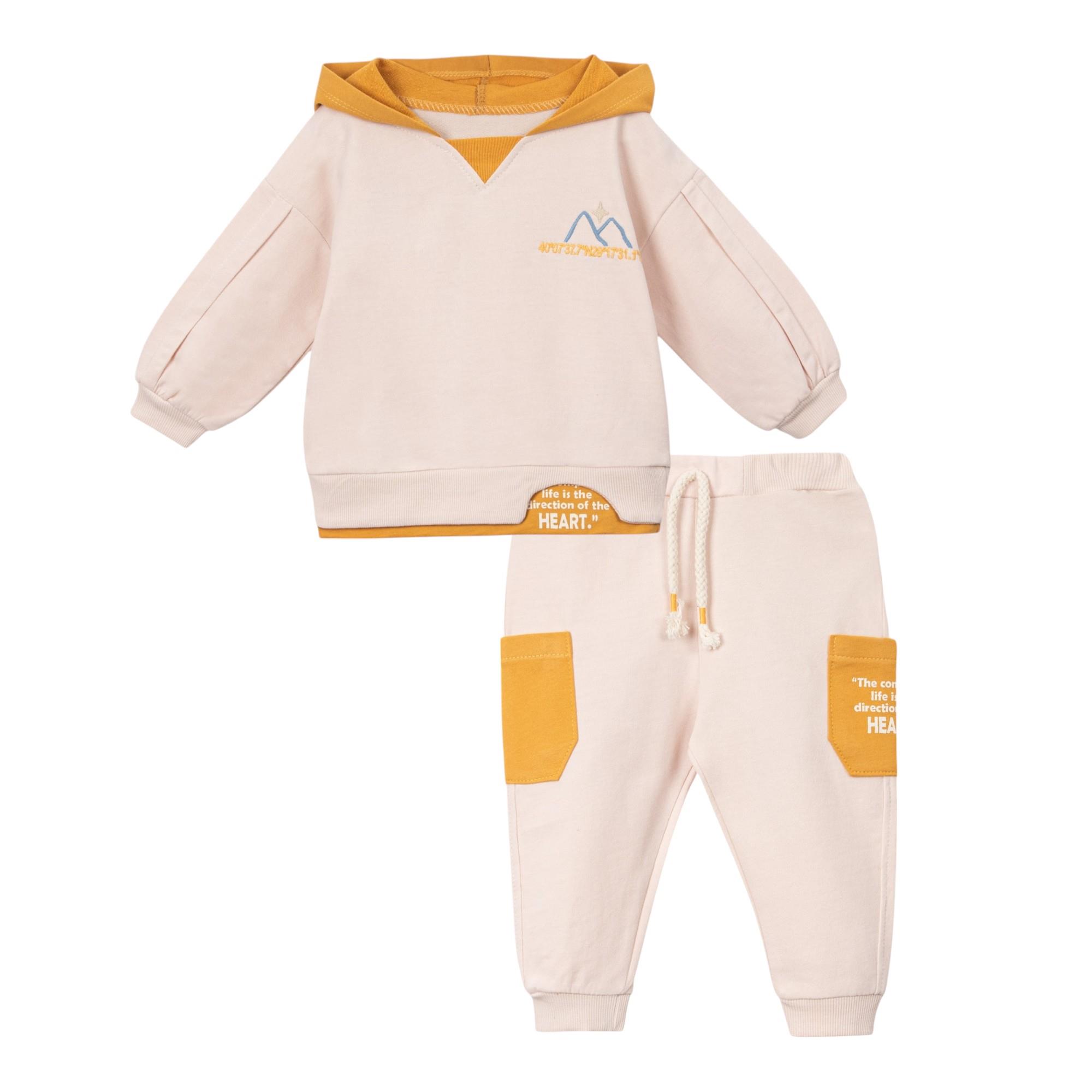 Harmans Gogo Erkek Bebek Kapüşonlu Takım