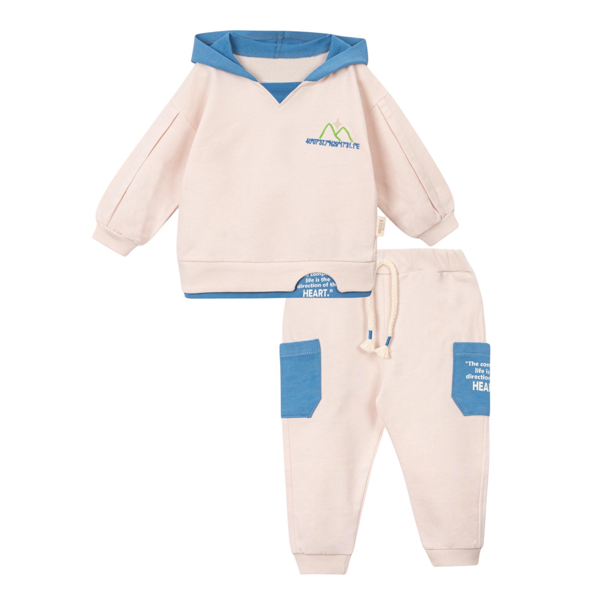 Harmans Gogo Erkek Bebek Kapüşonlu Takım