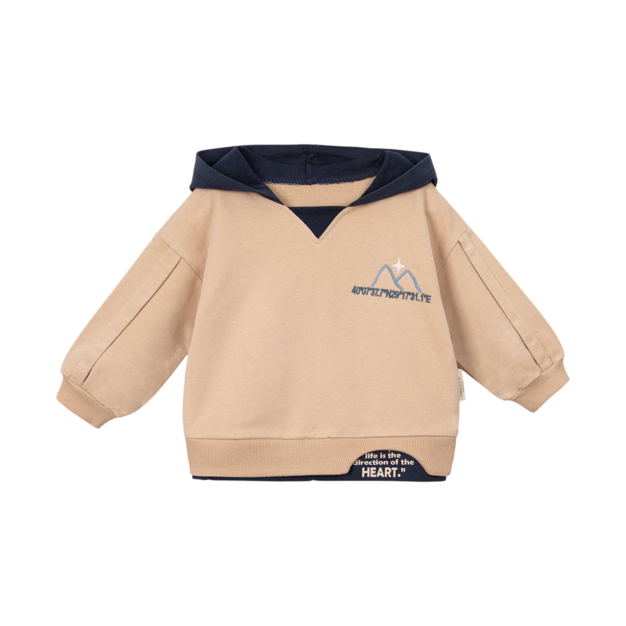 Harmans Gogo Erkek Bebek Kapüşonlu Takım