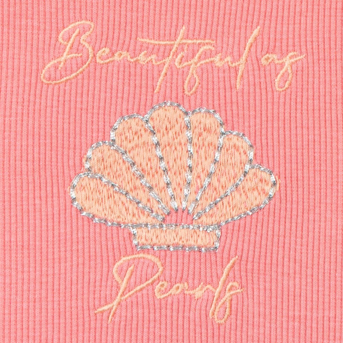 İnci Tütü Etekli Kız Bebek İkili Takım